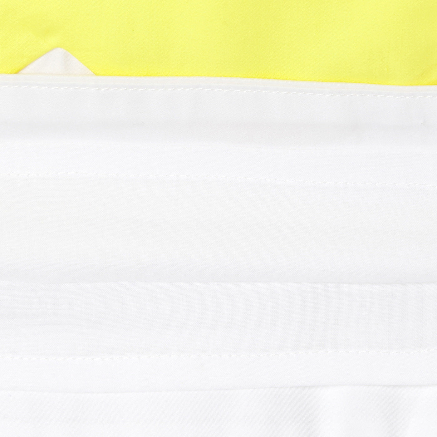 Baby girl poplin ceremony dress - blanc/jaune