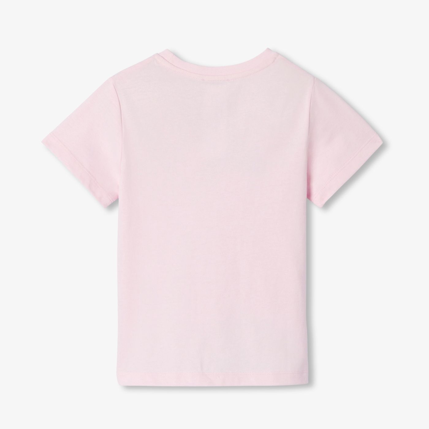 Girl short-sleeved T-shirt - rose poudre jacadi