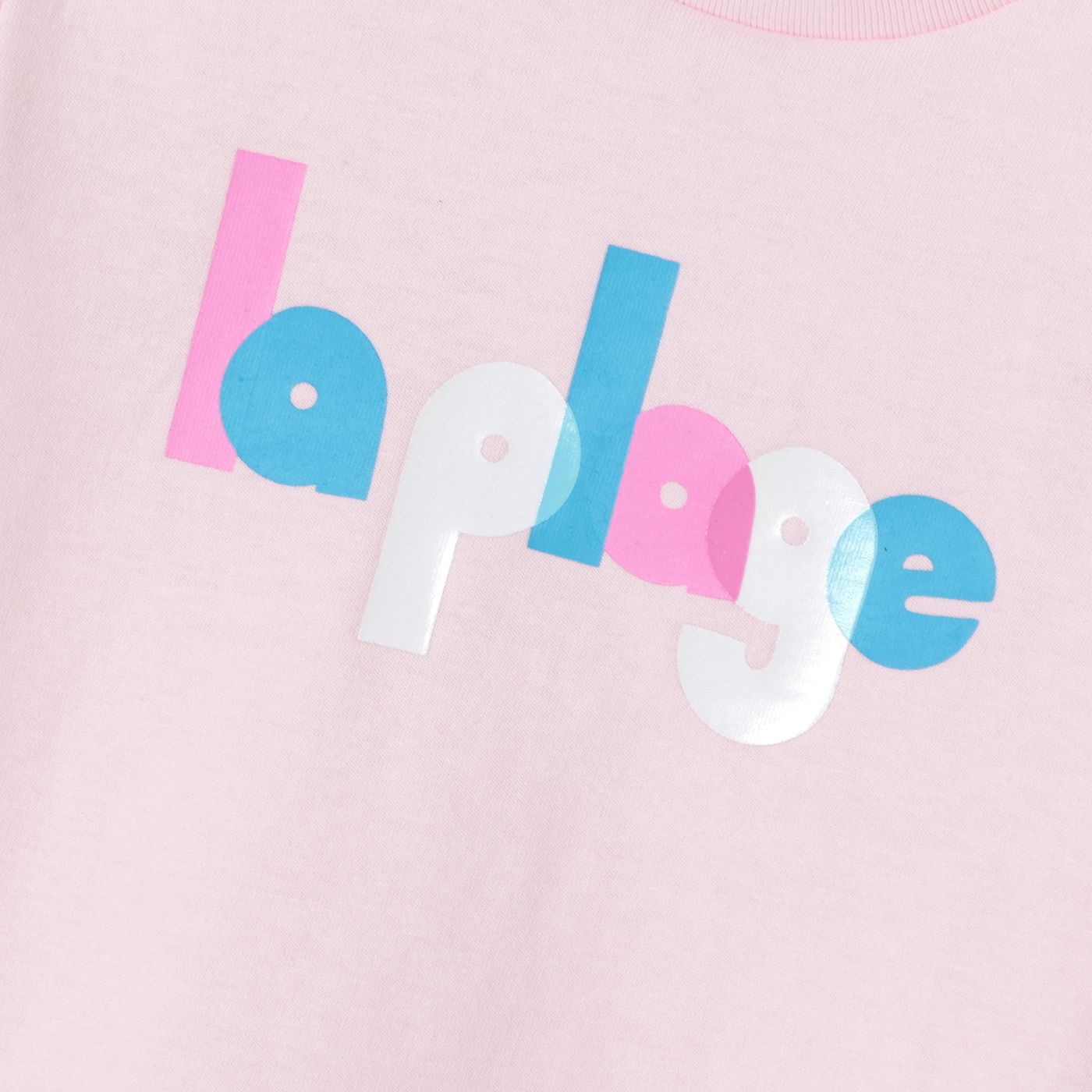 Girl short-sleeved T-shirt - rose poudre jacadi