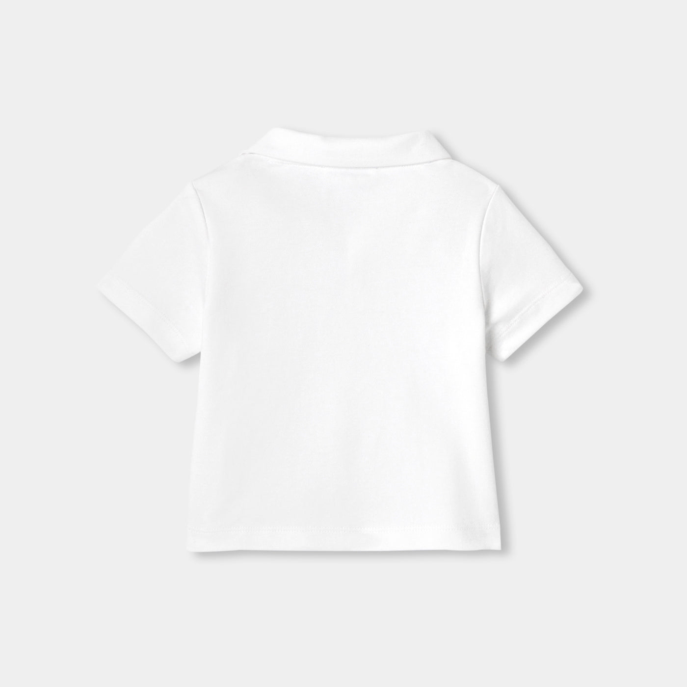 Baby boy mercerised jersey polo shirt - blanc jacadi