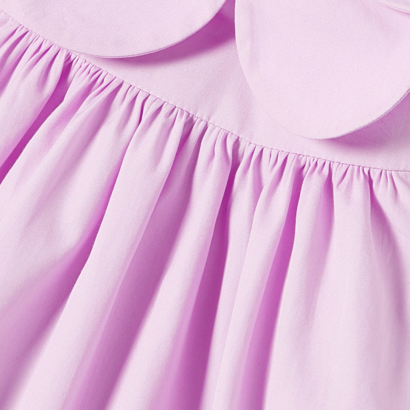 Baby girl poplin dress - lilas