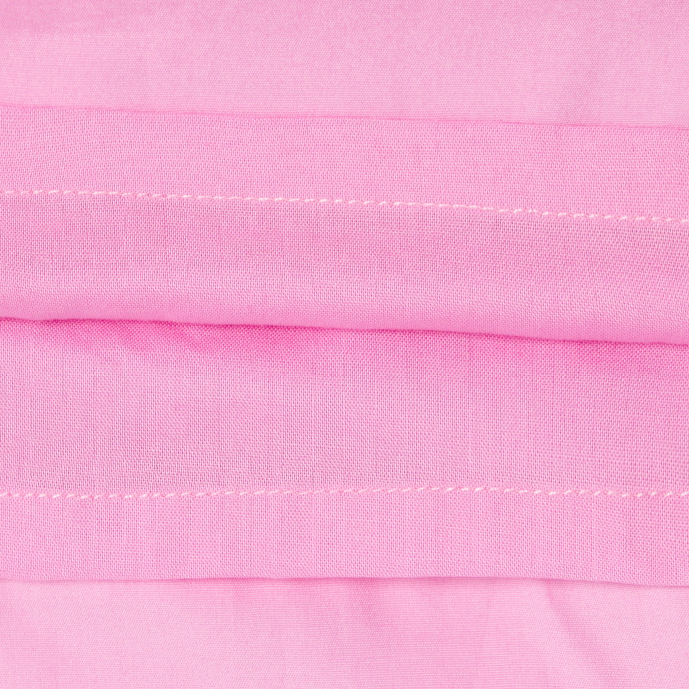 Baby girl's formal dress in cotton poplin - rose moyen