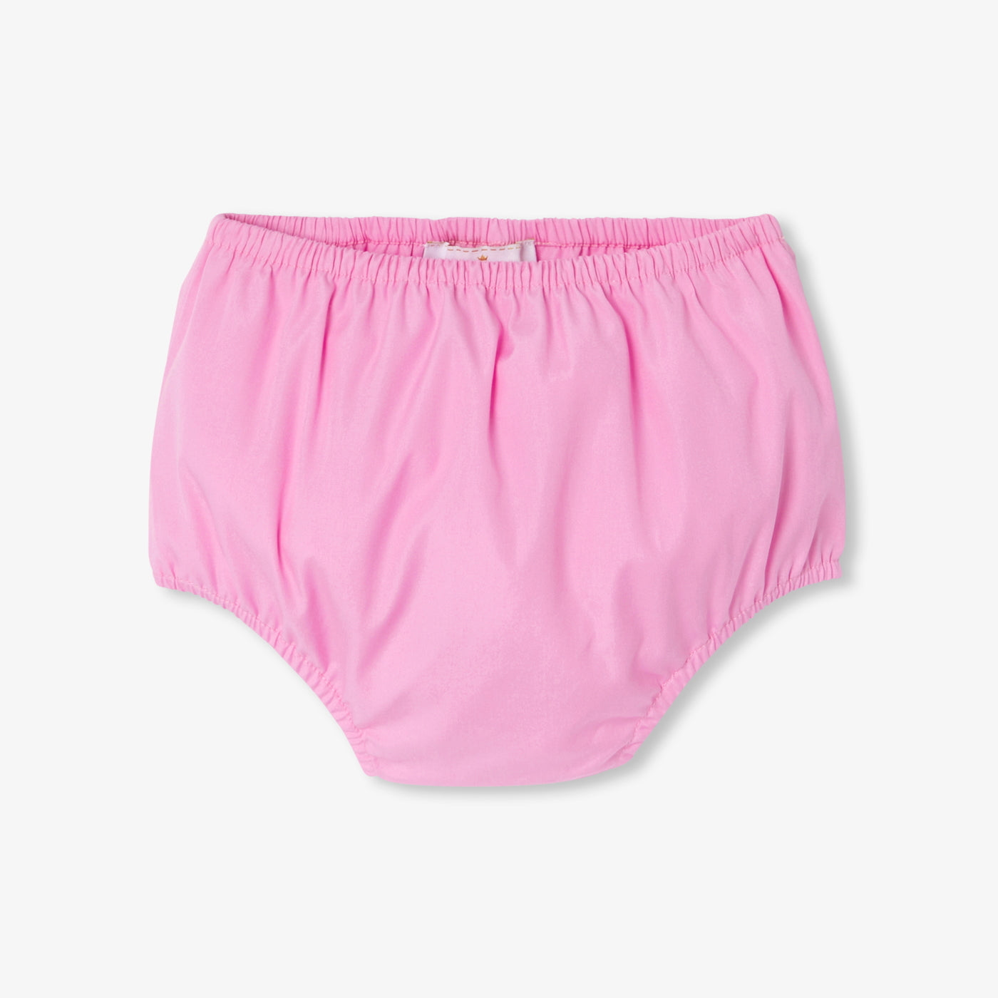 Baby girl's formal dress in cotton poplin - rose moyen