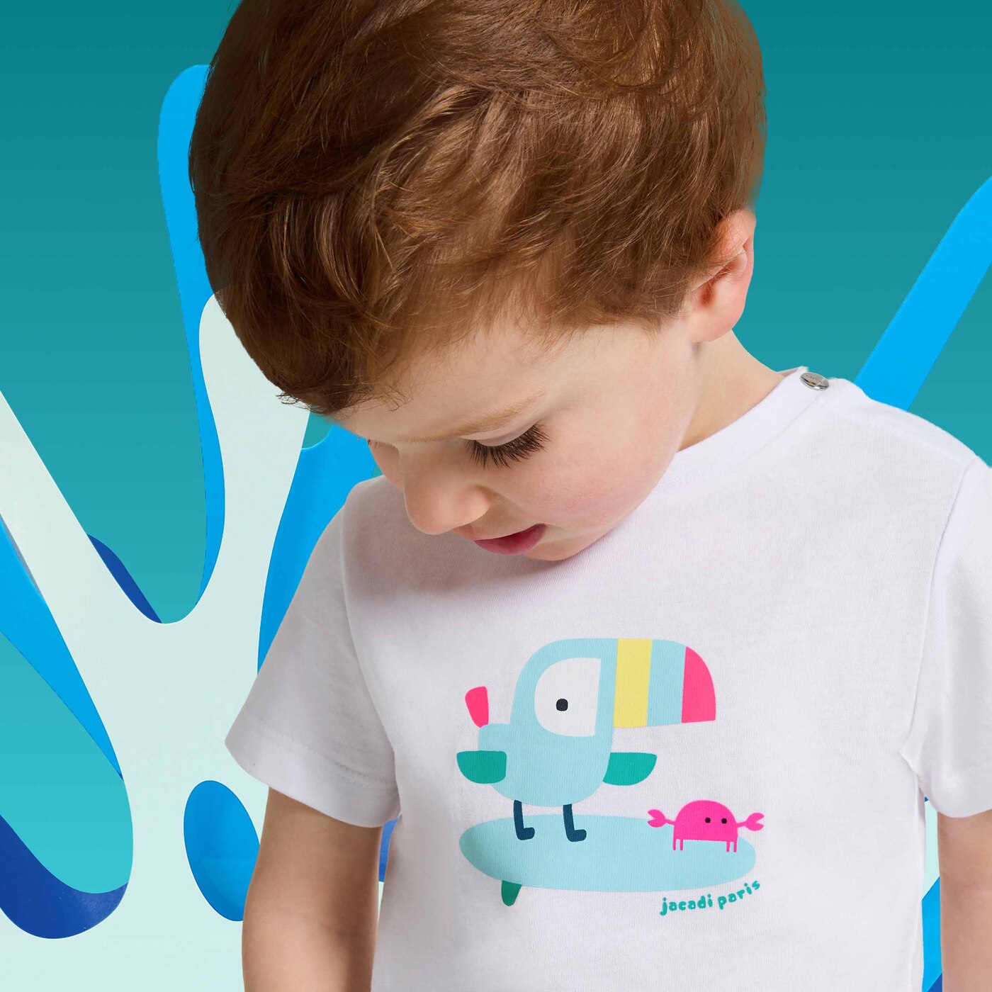Baby cotton T-shirt - blanc jacadi