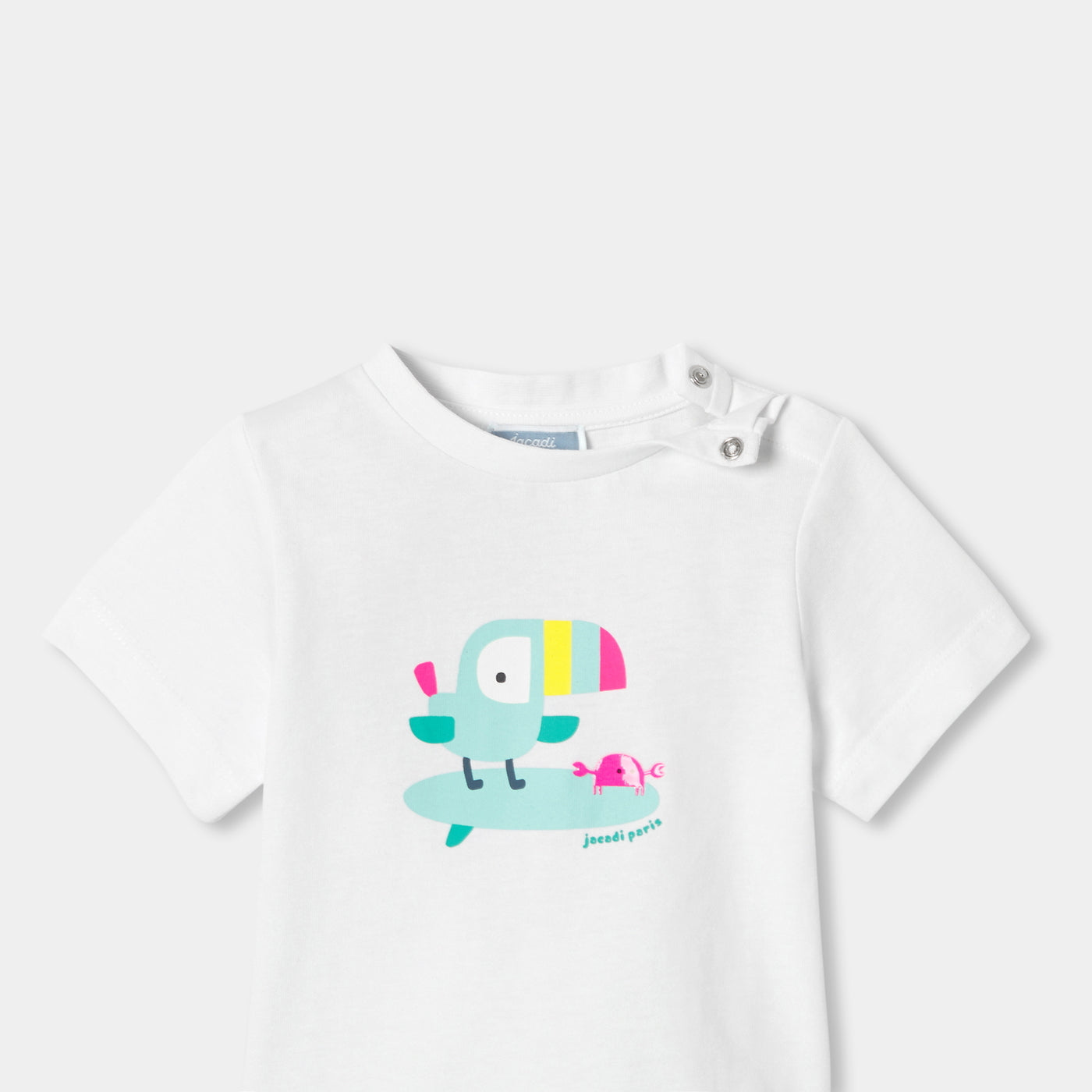 Baby cotton T-shirt - blanc jacadi