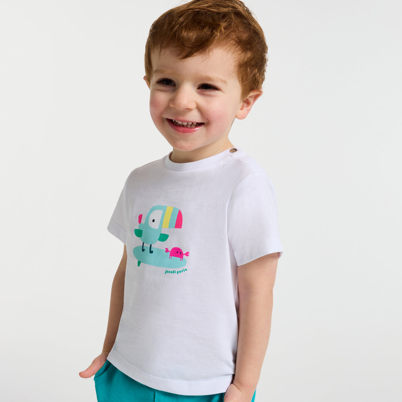 Baby cotton T-shirt - blanc jacadi