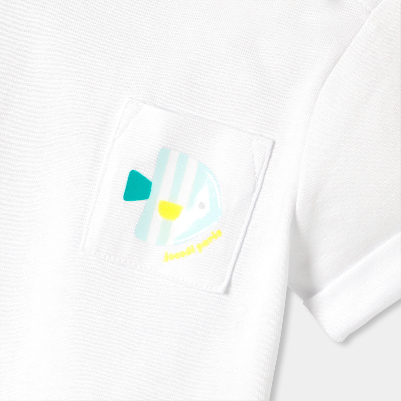 Baby boy cotton T-shirt - blanc jacadi