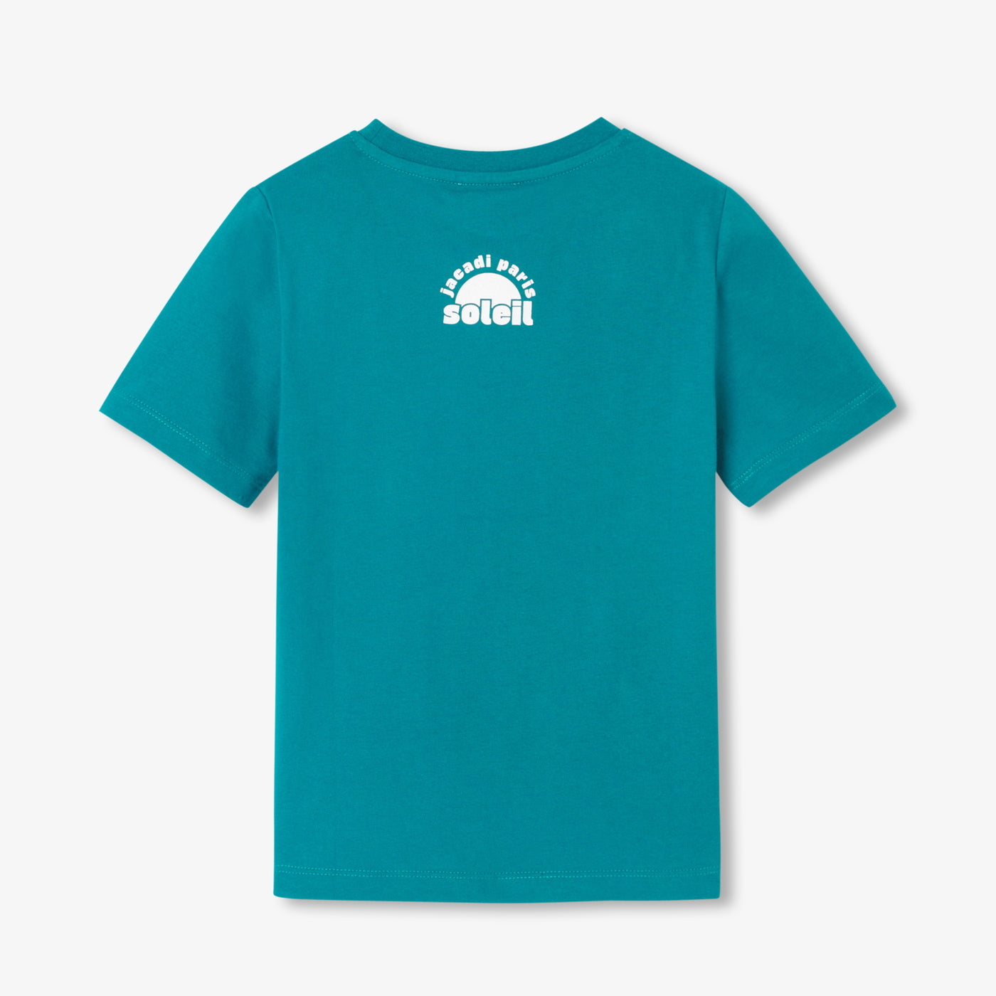 Boy cotton T-shirt - petrole