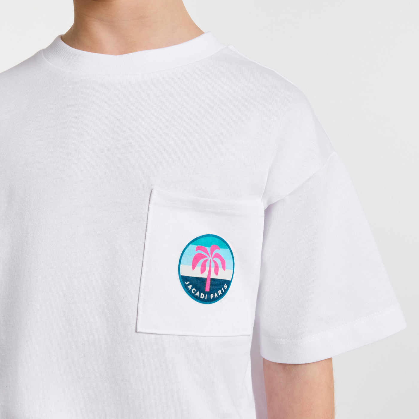 Boy cotton T-shirt - blanc jacadi