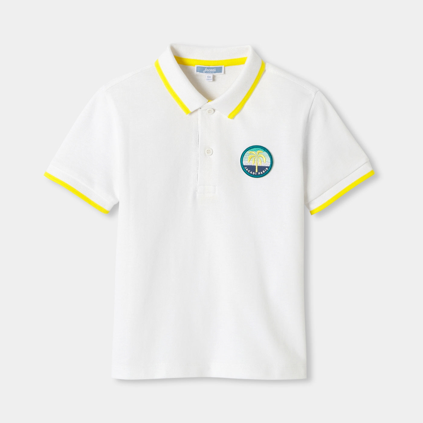 Child cotton polo shirt - vert emeraude