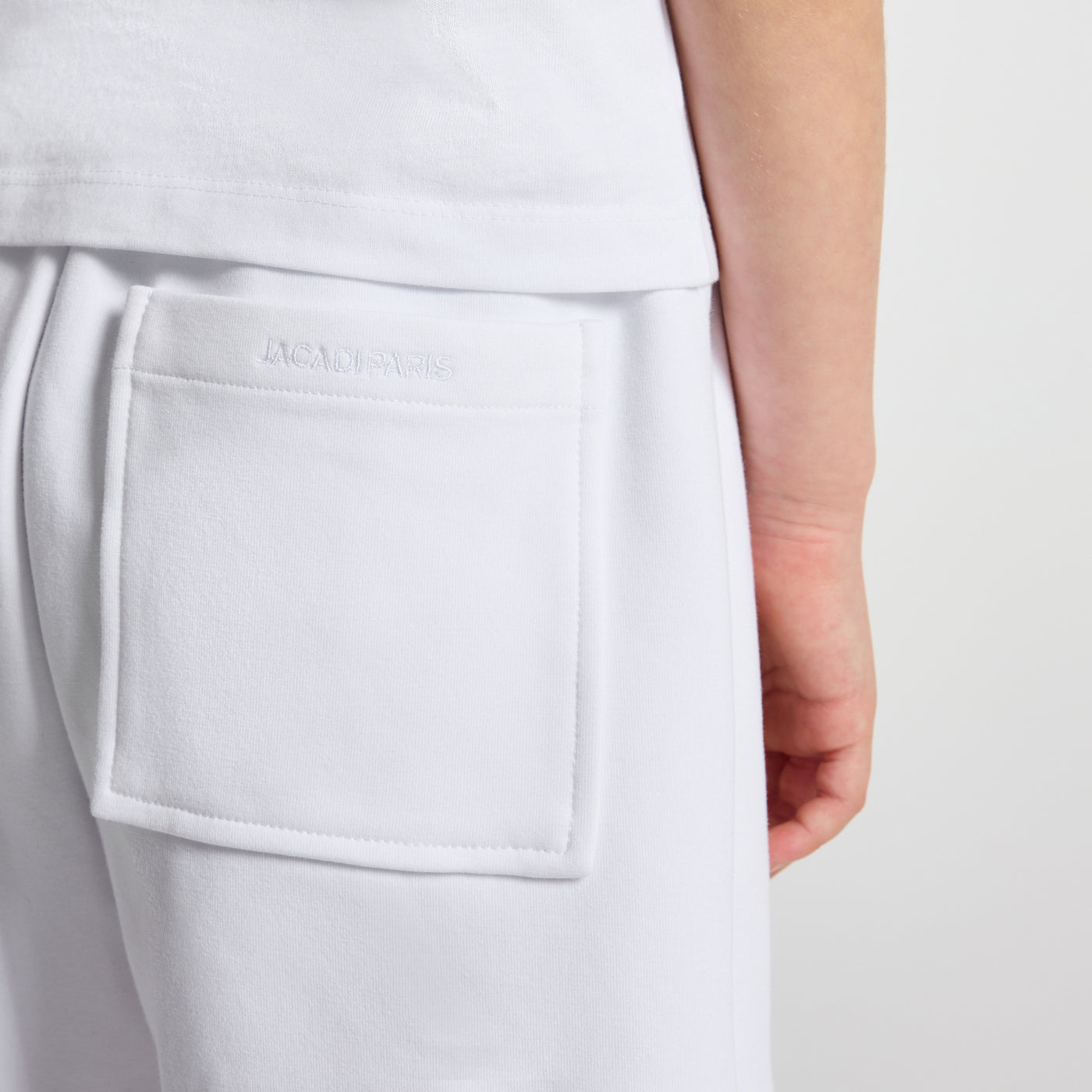 Boy jersey Bermuda shorts - blanc jacadi