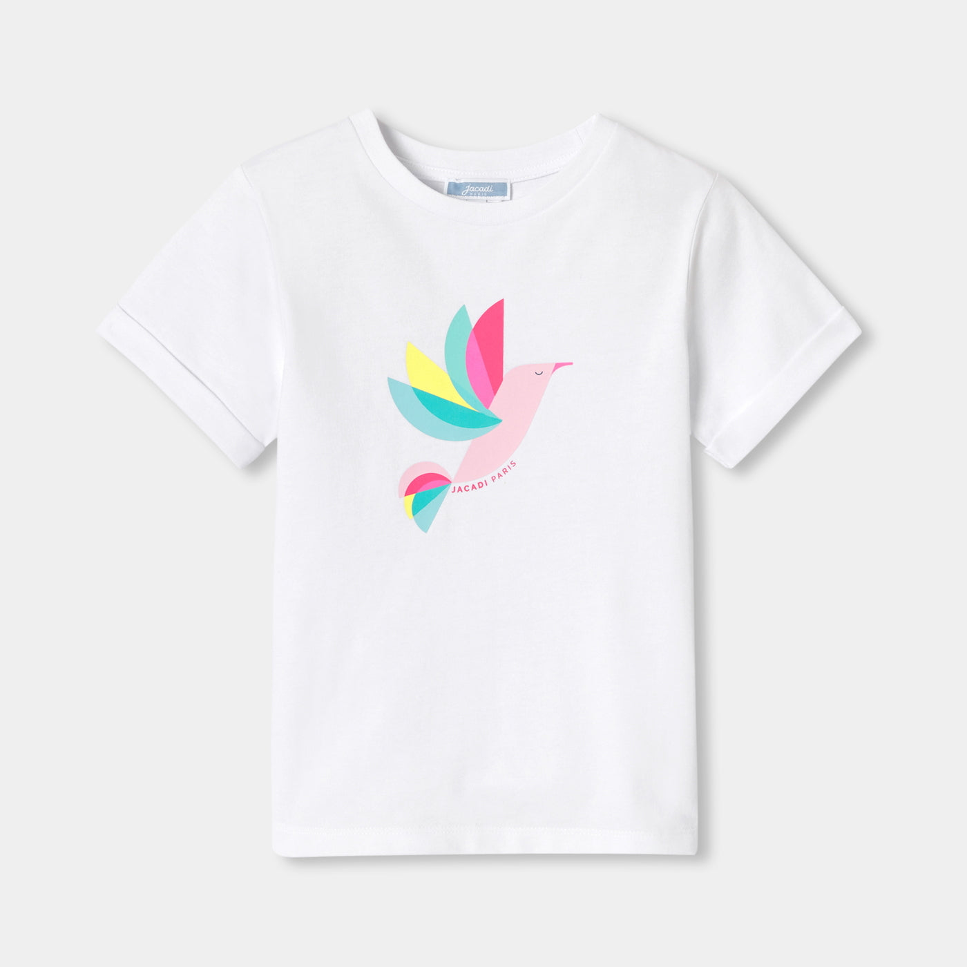 Girl cotton T-shirt - blanc jacadi