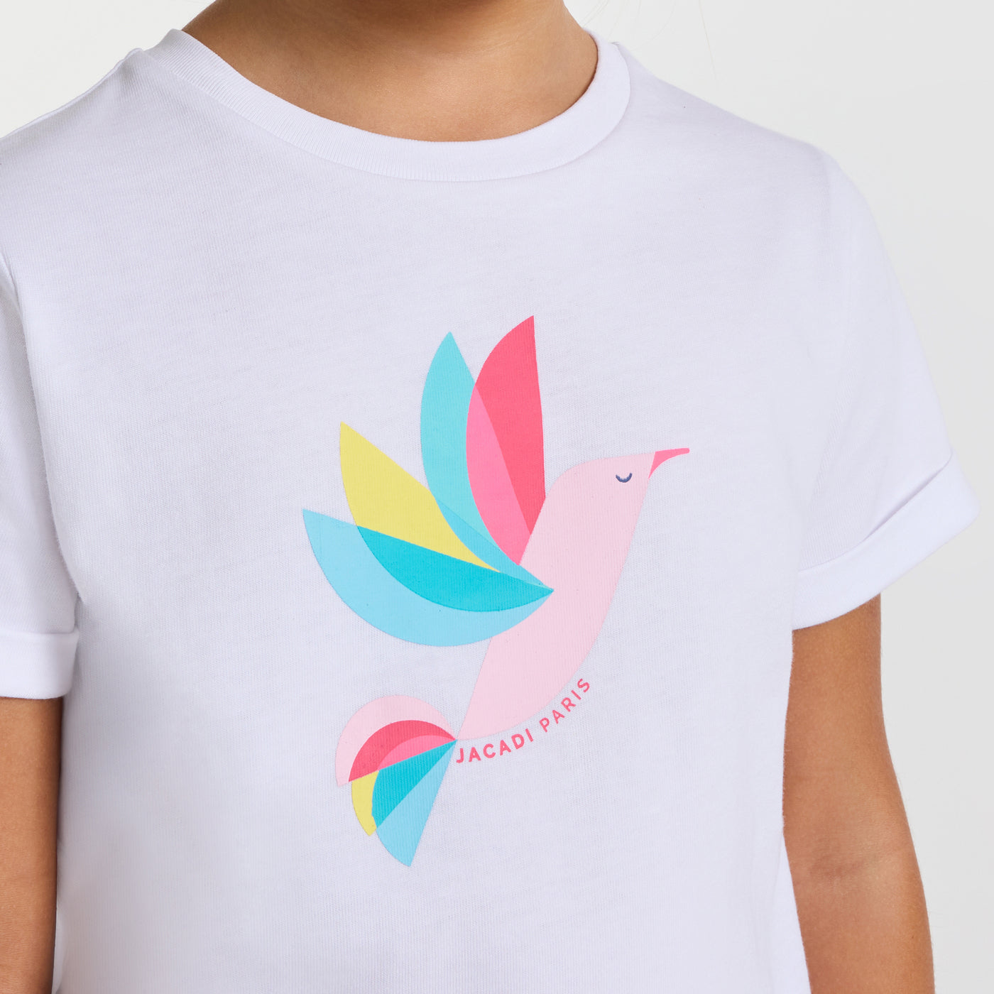 Girl cotton T-shirt - blanc jacadi