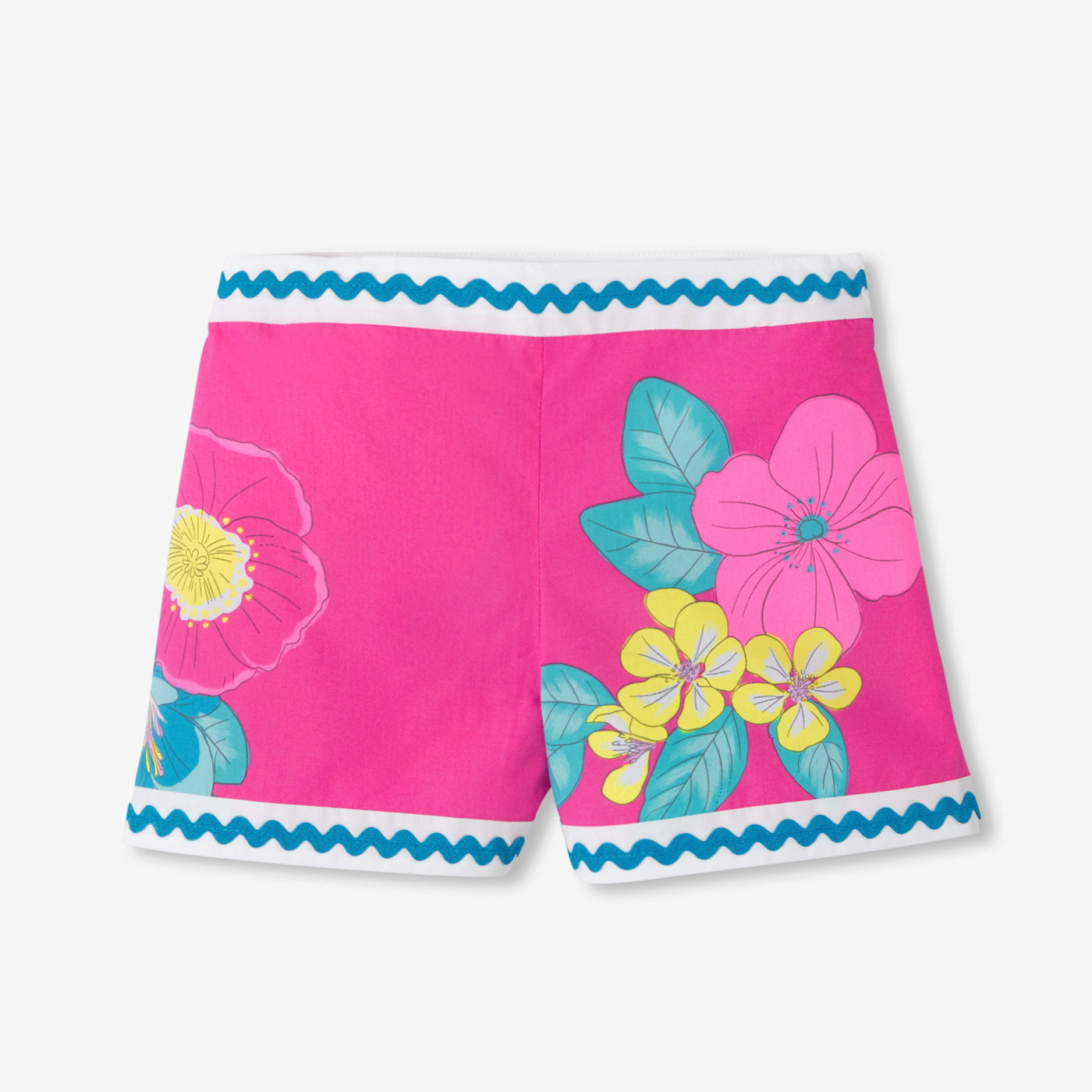 Girl cotton shorts - rose bubble