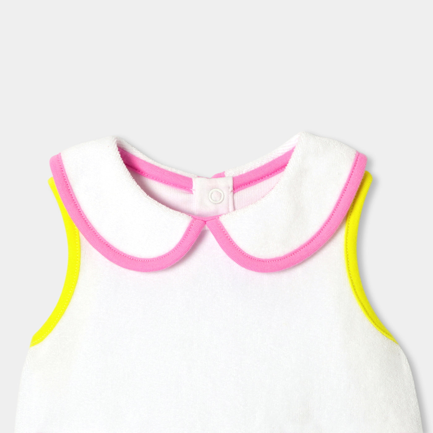 Baby girl terry cloth shorts set - blanc jacadi