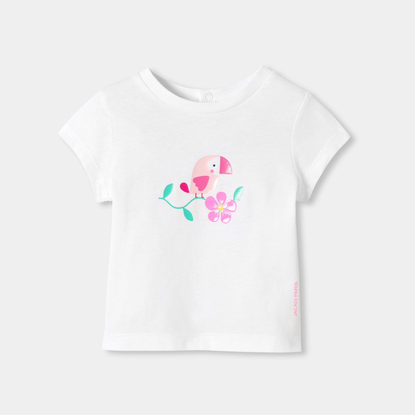 Baby girl cotton T-shirt - blanc jacadi