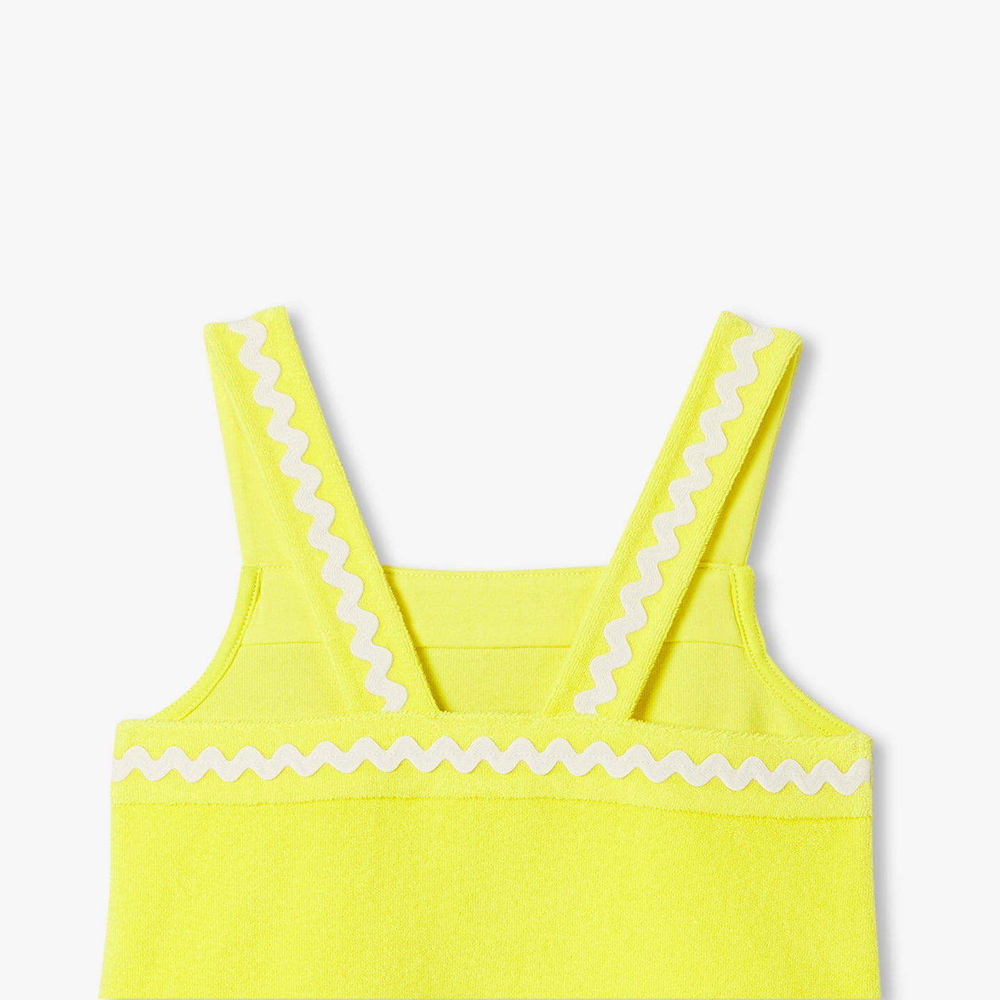 Girl terry cloth dress - jaune soleil