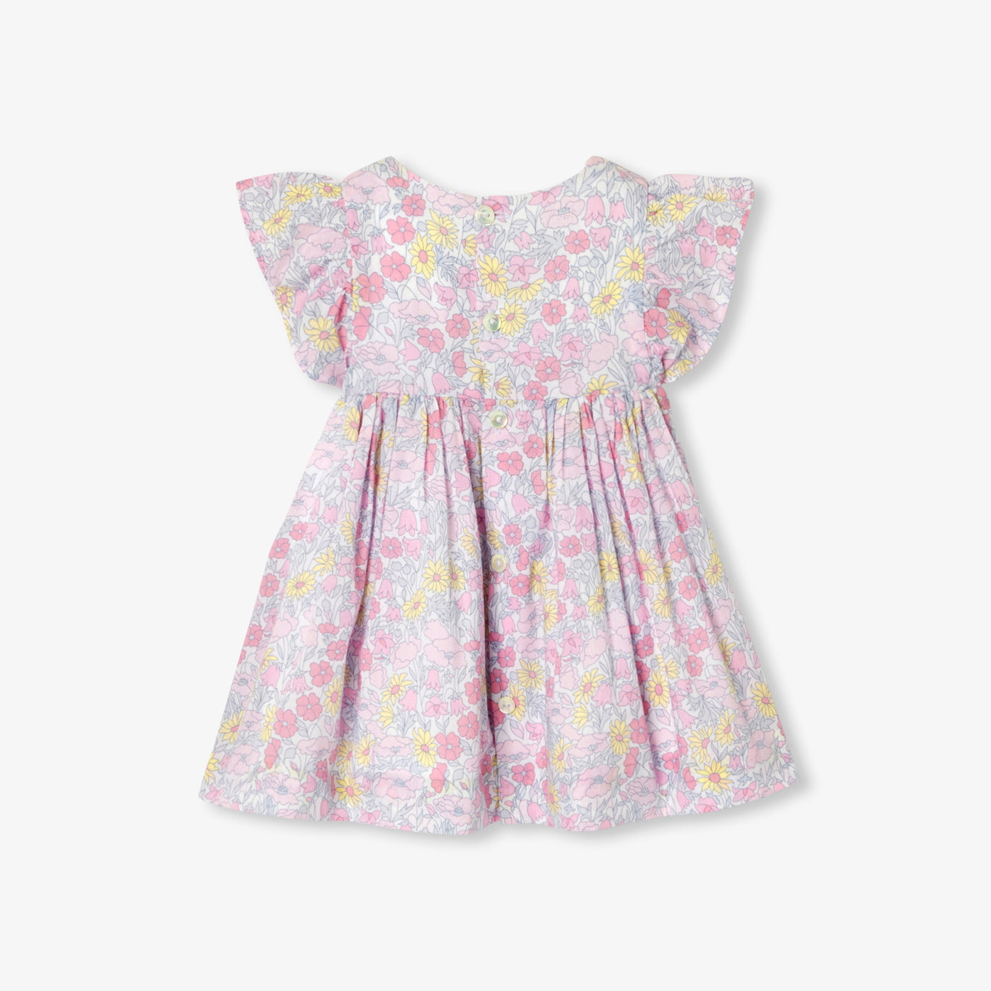 Baby girl dress in Liberty fabric - multico