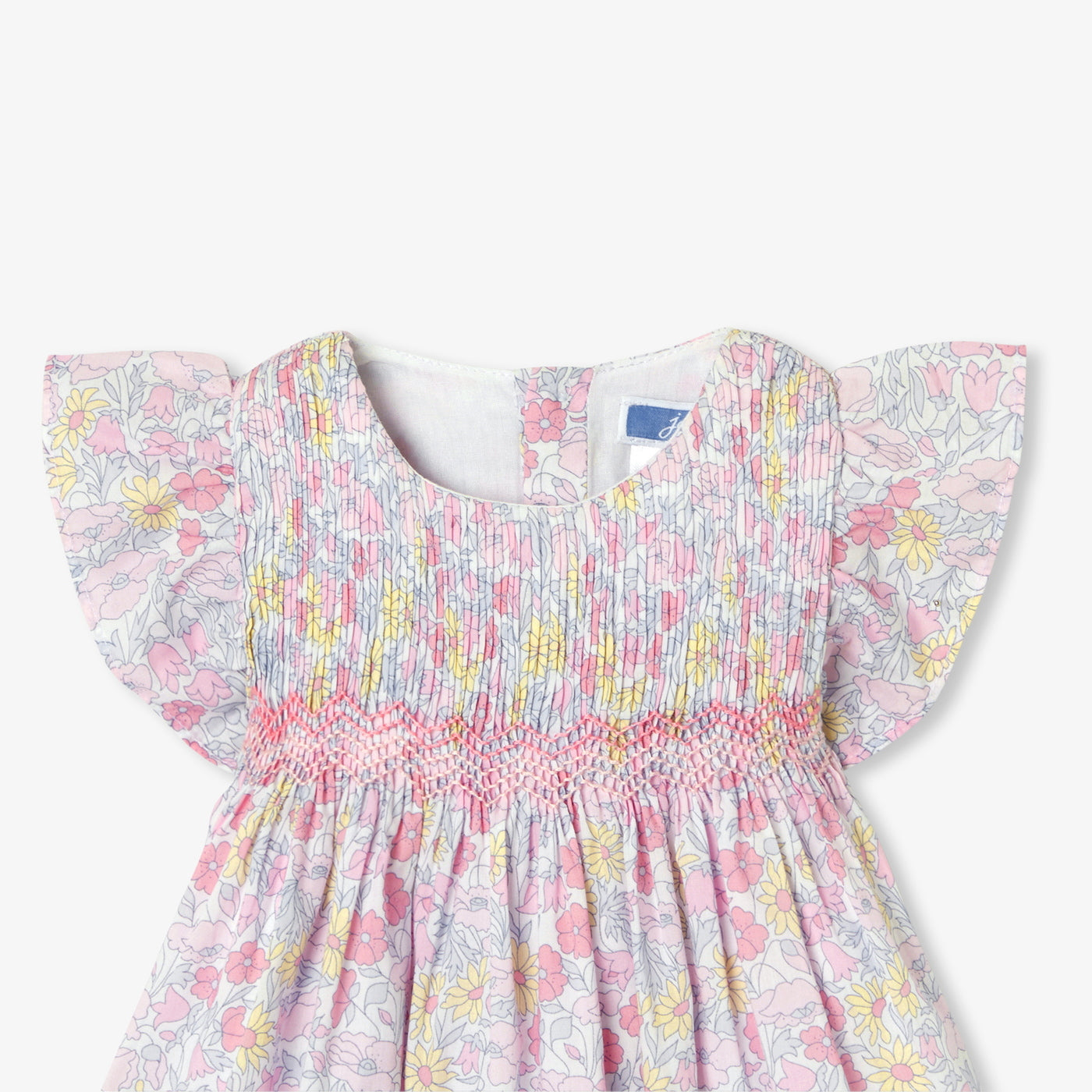 Baby girl dress in Liberty fabric - multico