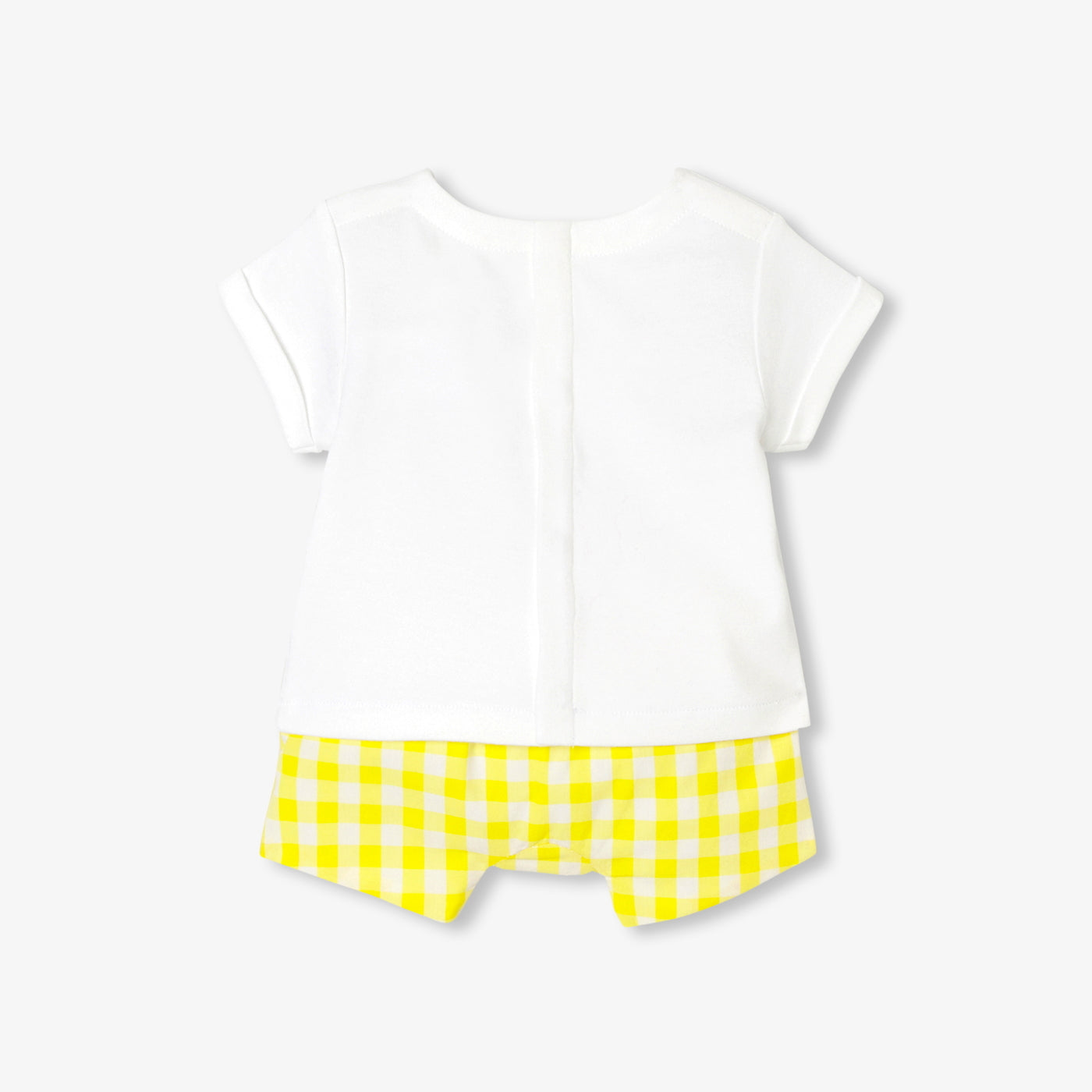 Baby boy cotton set - blanc/multico