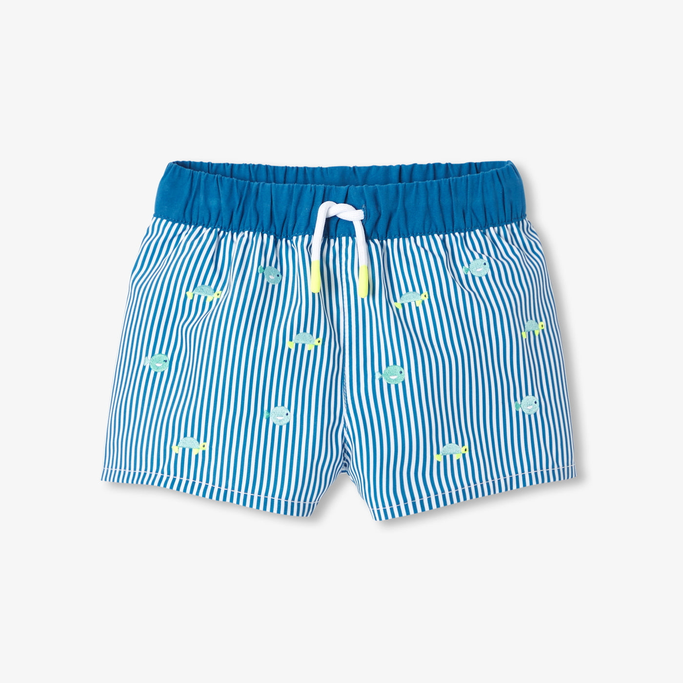 Embroidered baby swim shorts - multico