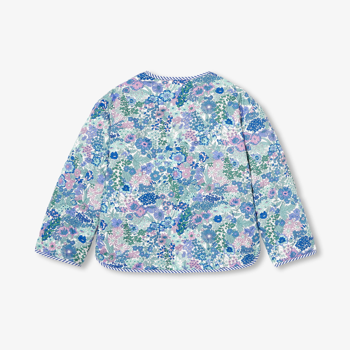 Girl Liberty fabric quilted jacket - bleu/multico