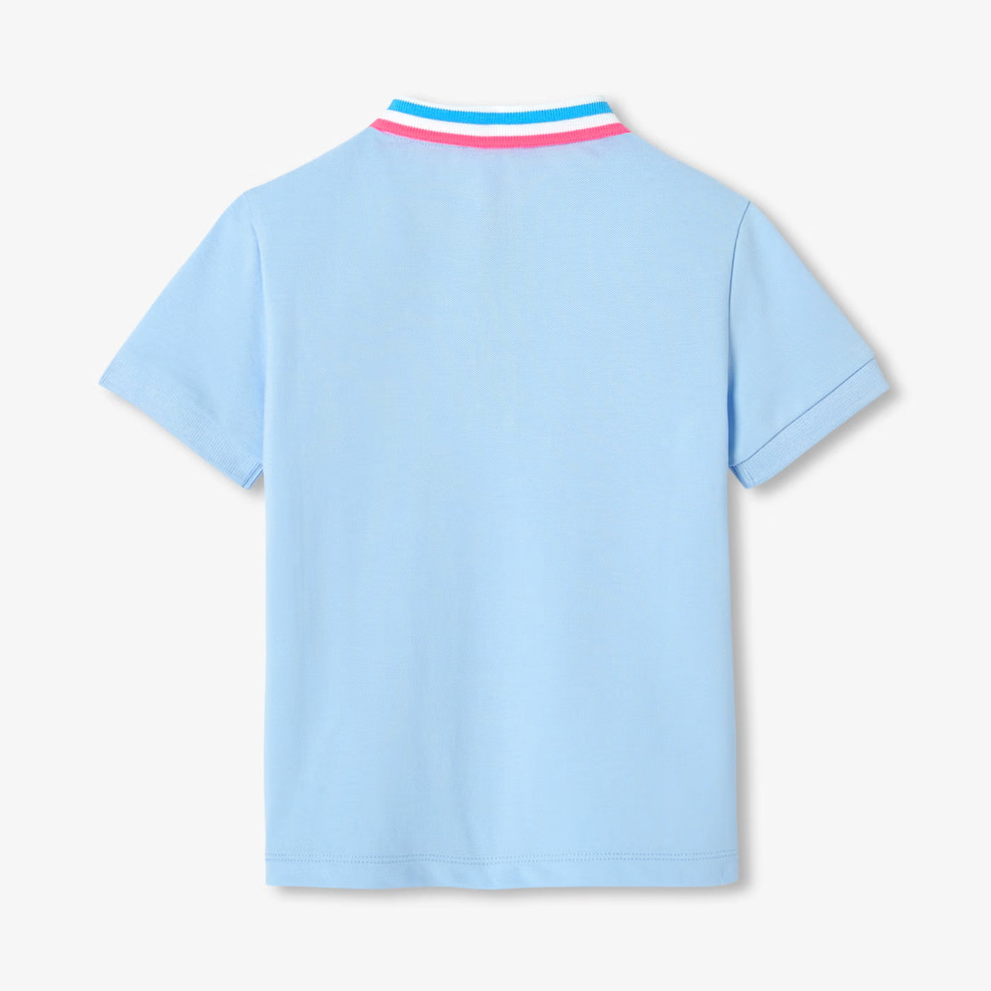 Boy mini piqué cotton polo shirt - baltique