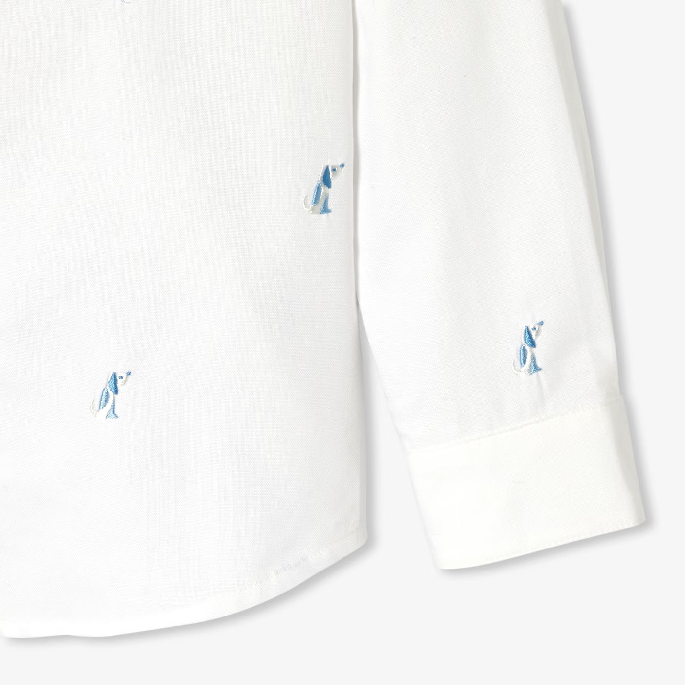 Boy printed Oxford shirt - blanc jacadi
