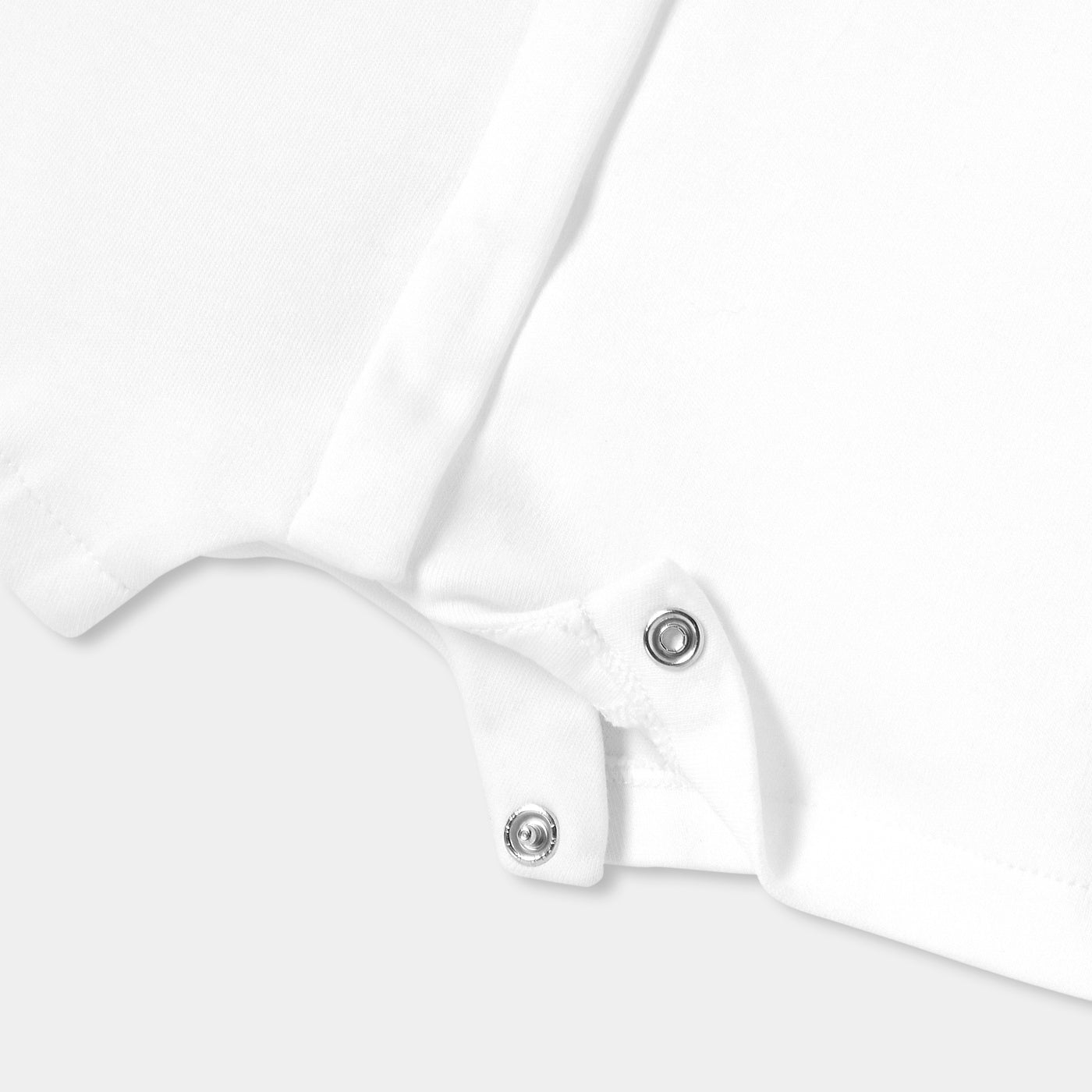 Baby girl interlock cotton romper - blanc jacadi
