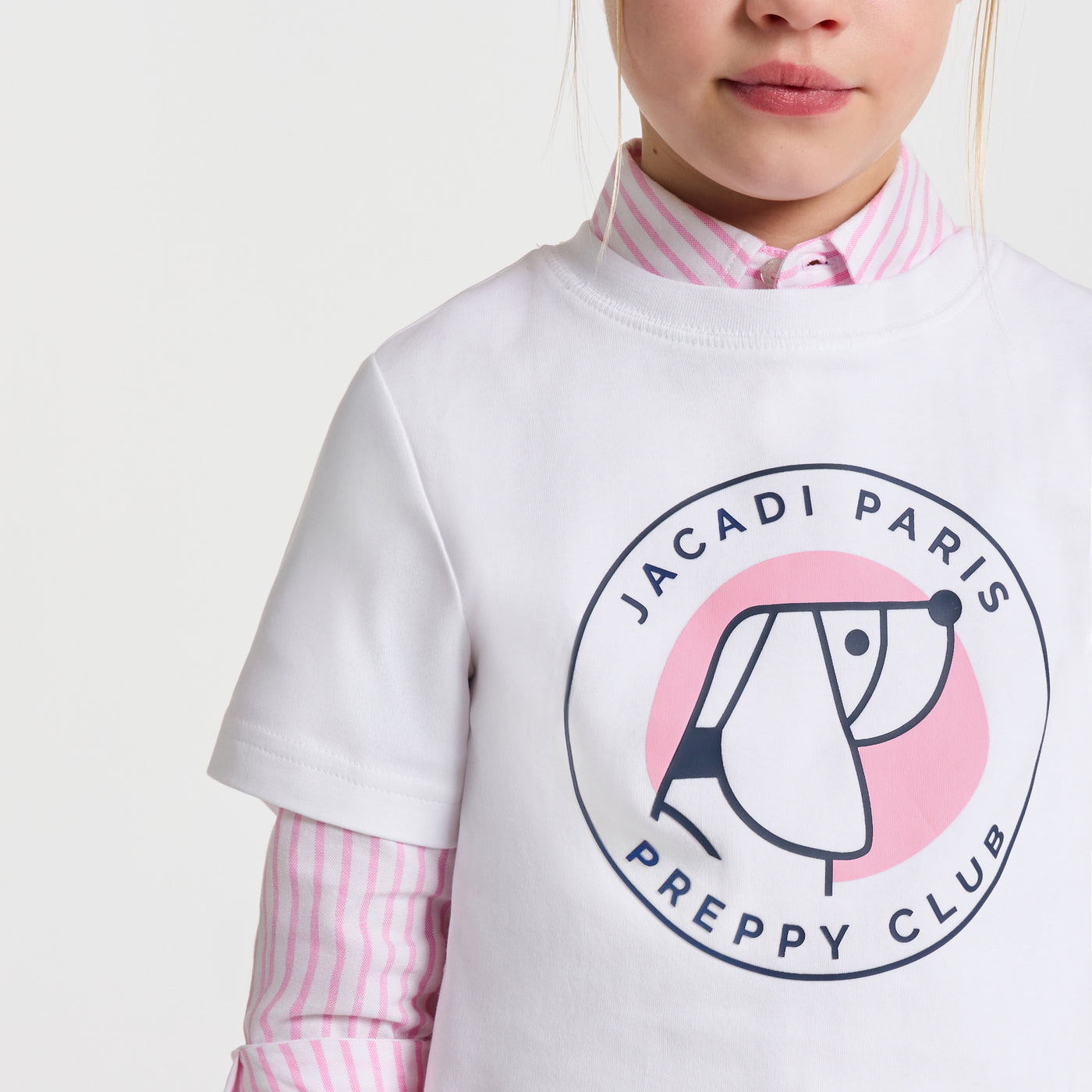 Girl boxy-fit T-shirt - blanc jacadi