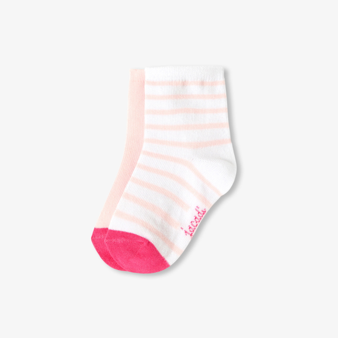 baby girl set of two socks - multico