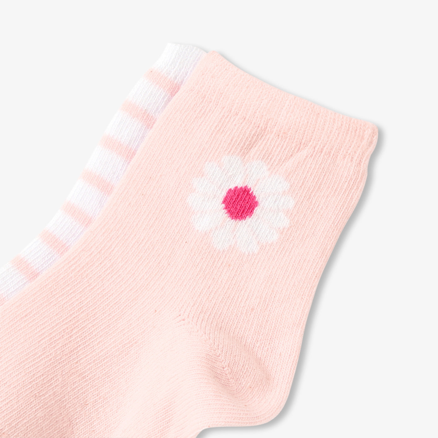 baby girl set of two socks - multico