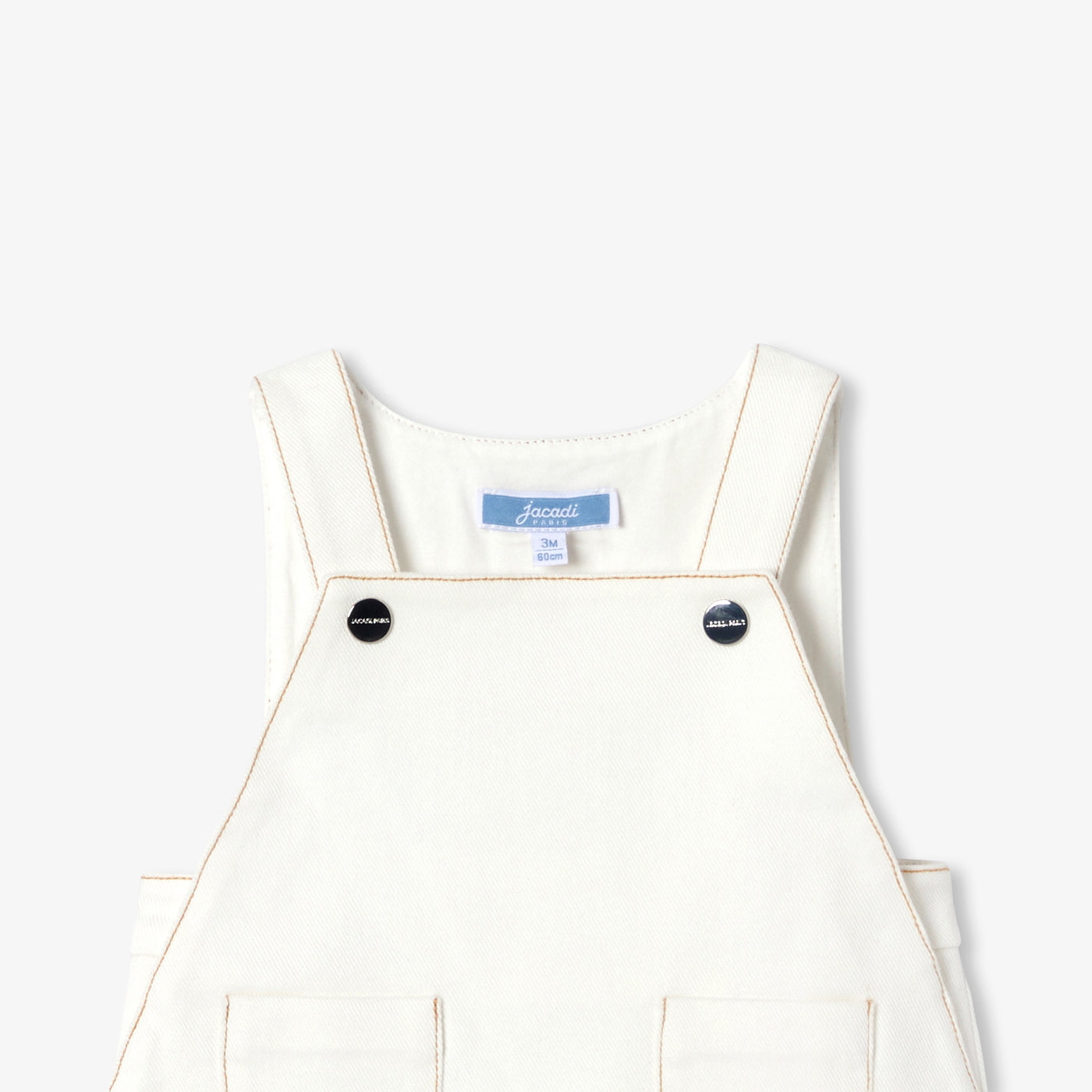 Baby denim overalls - blanc doux jacadi