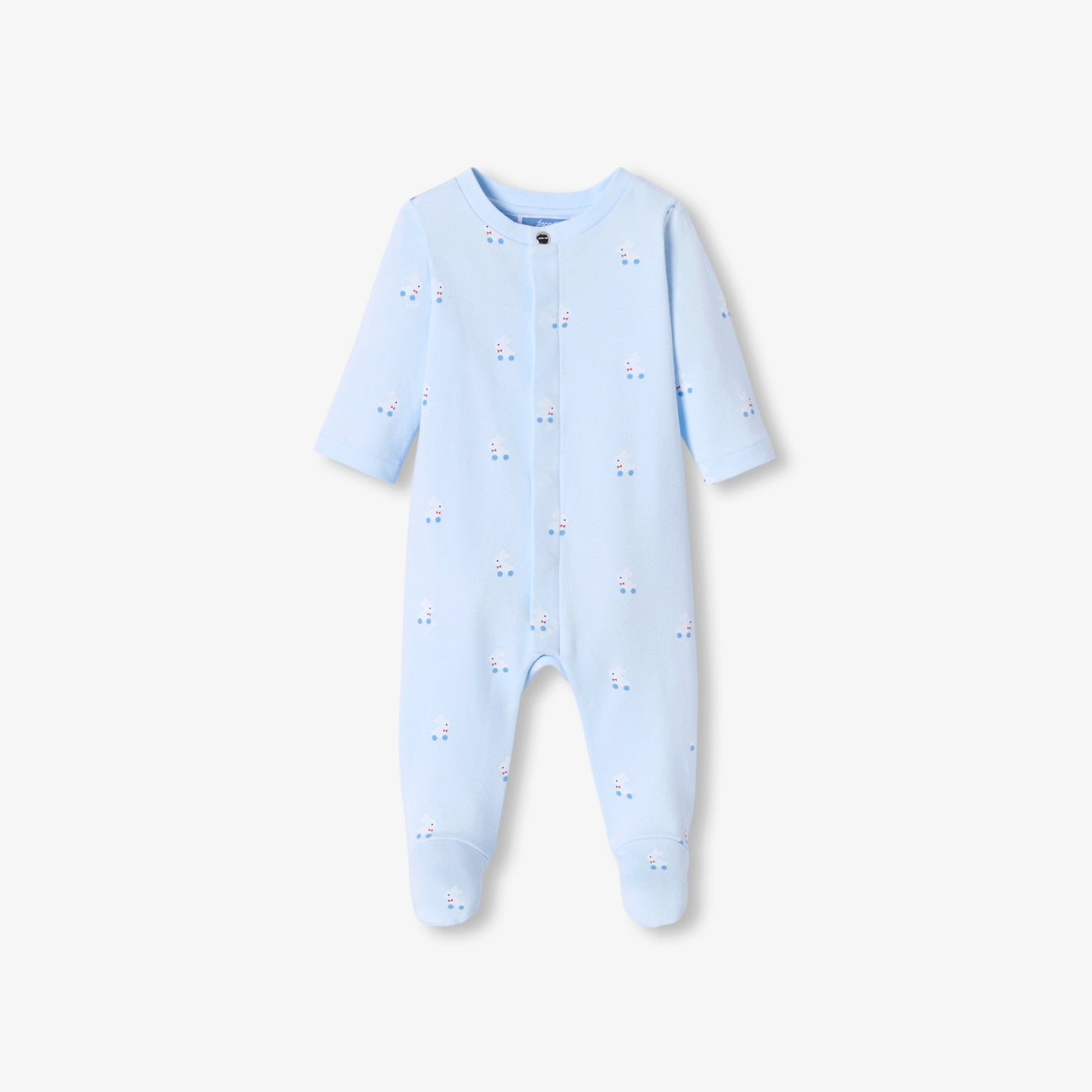 Cotton bunny pyjamas - bleu/multico