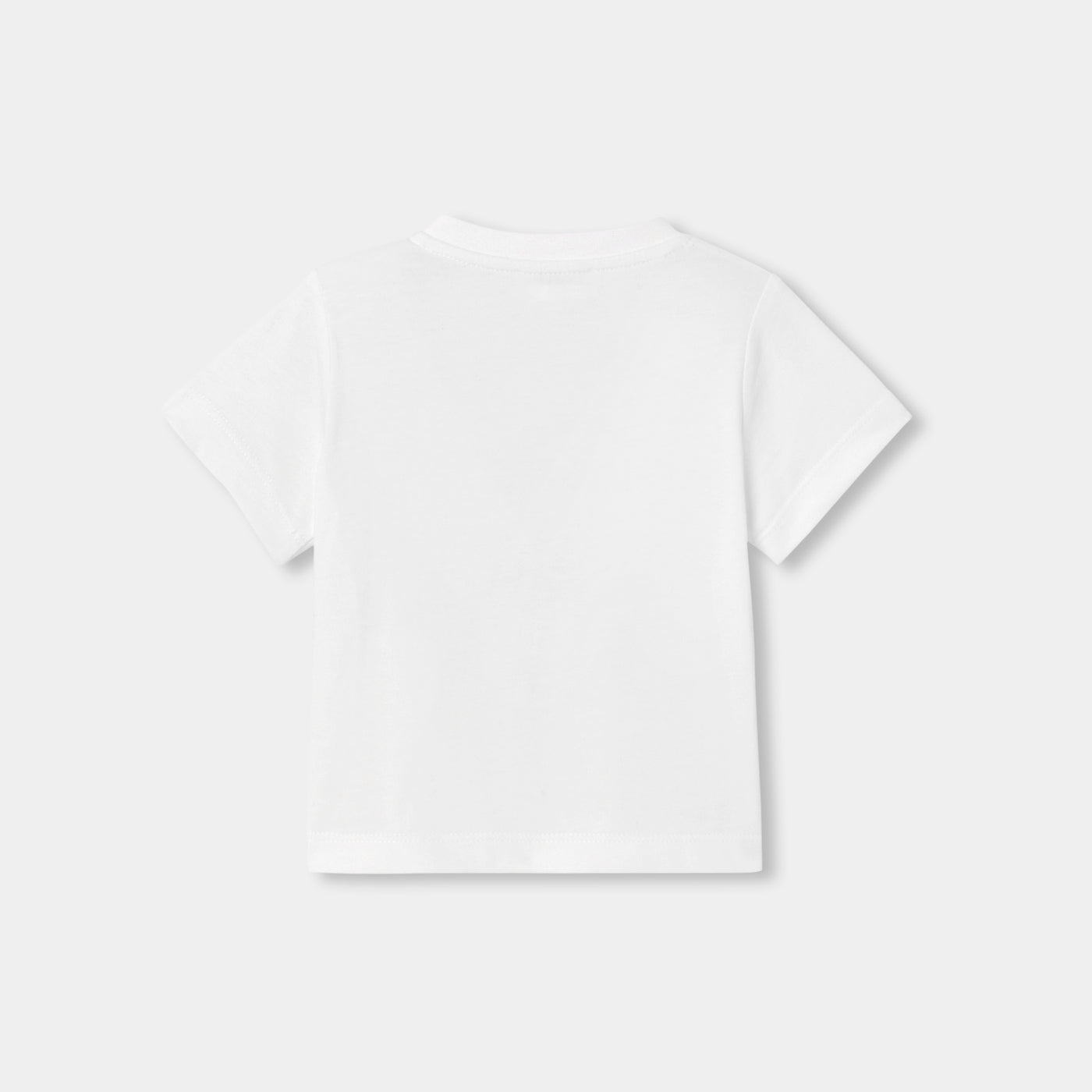 Baby short-sleeved cotton T-shirt - blanc jacadi
