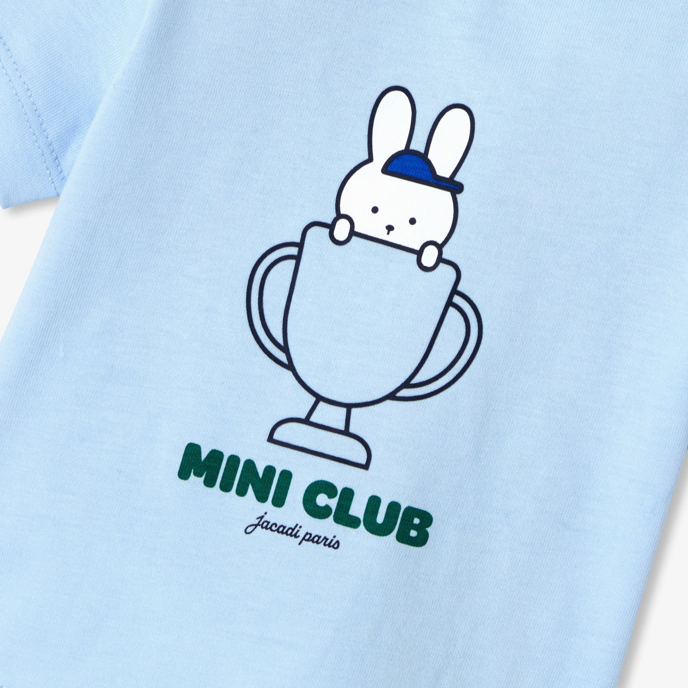 Baby short-sleeved cotton T-shirt - nuage