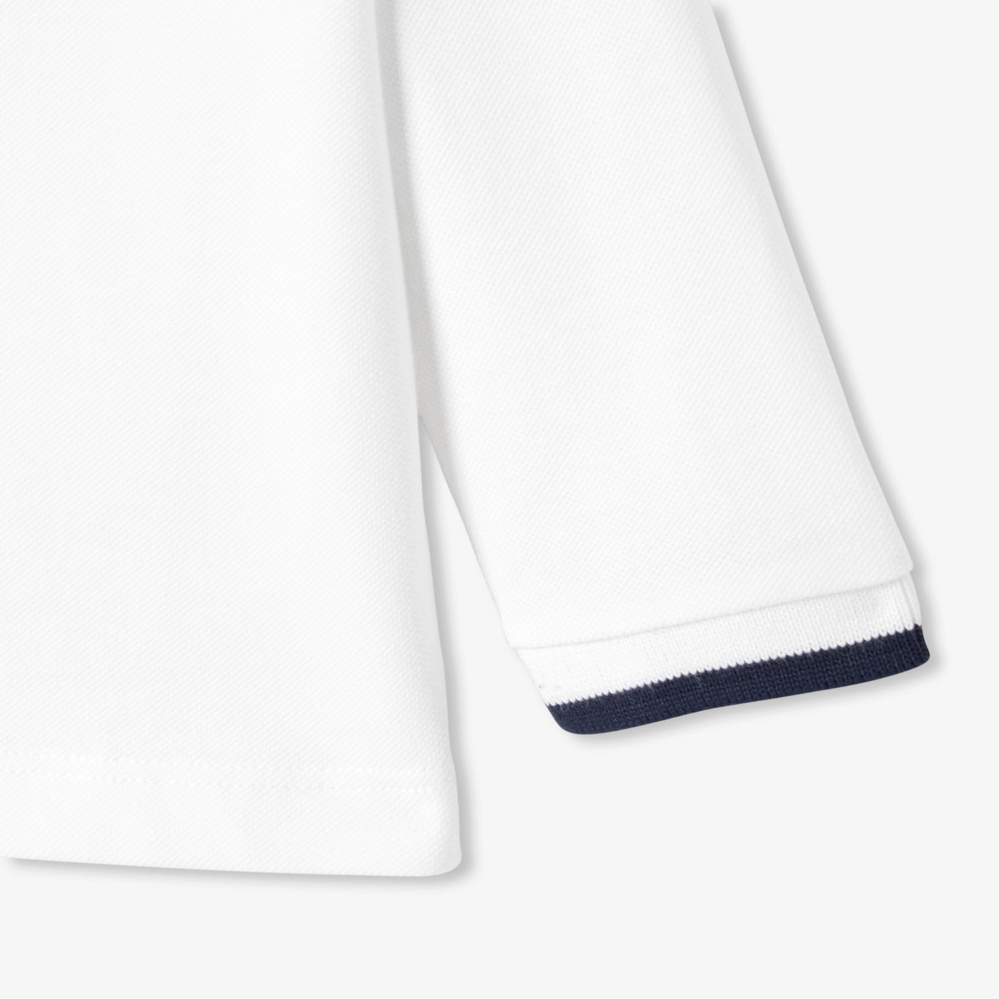 Baby boy long-sleeved polo shirt - blanc jacadi