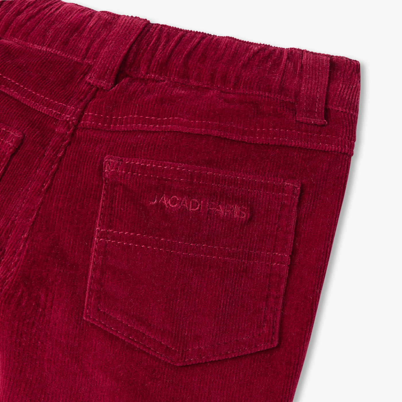 Baby corduroy trousers - rouge rubis