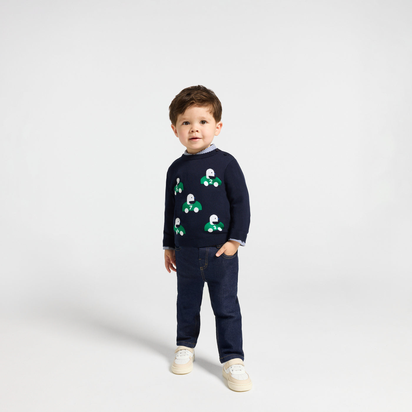 Baby mid-wash jeans - denim moyen