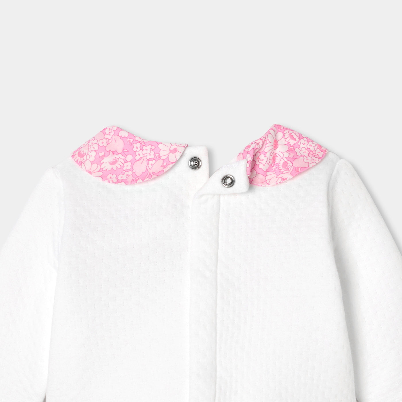 Baby girl double jersey comfort set - blanc jacadi