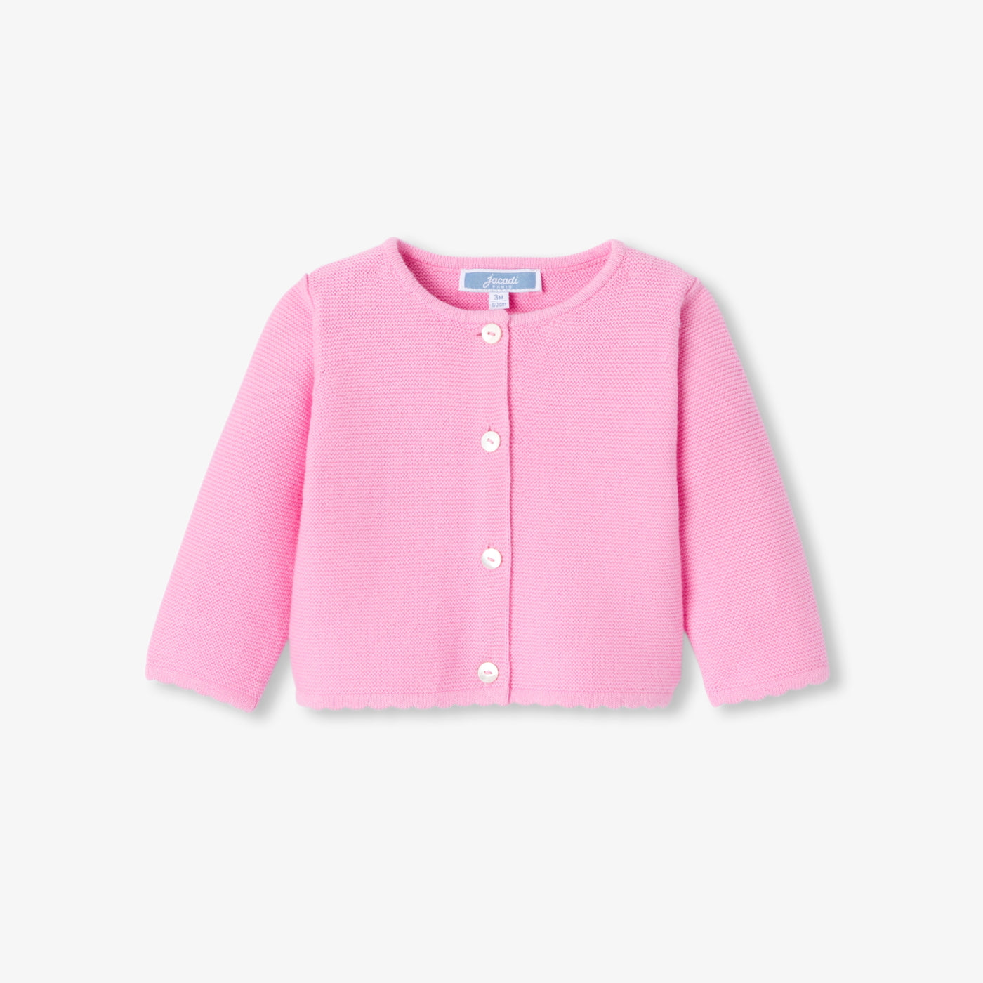 Baby girl cotton cardigan - rose the