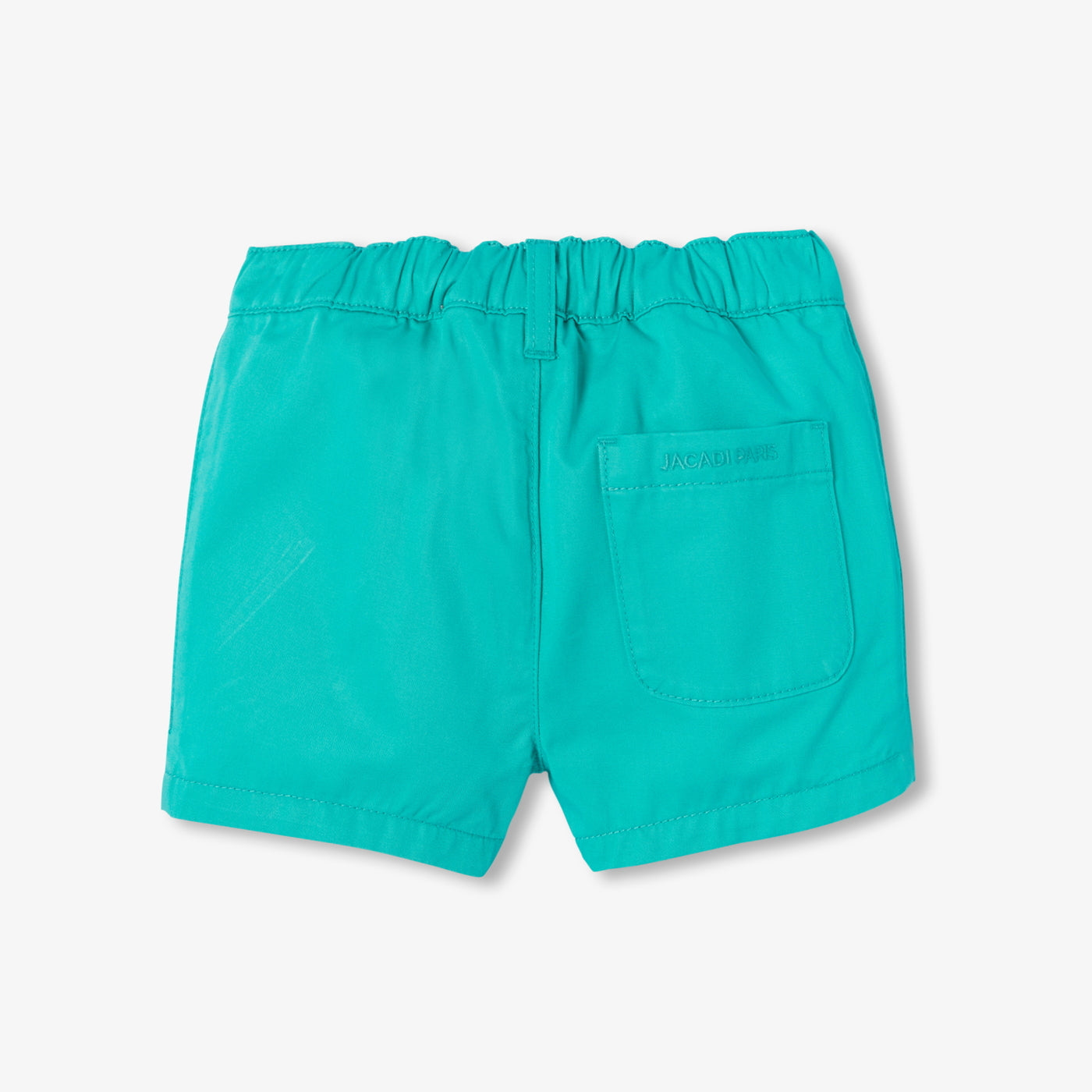 Baby boy gabardine shorts - vert emeraude