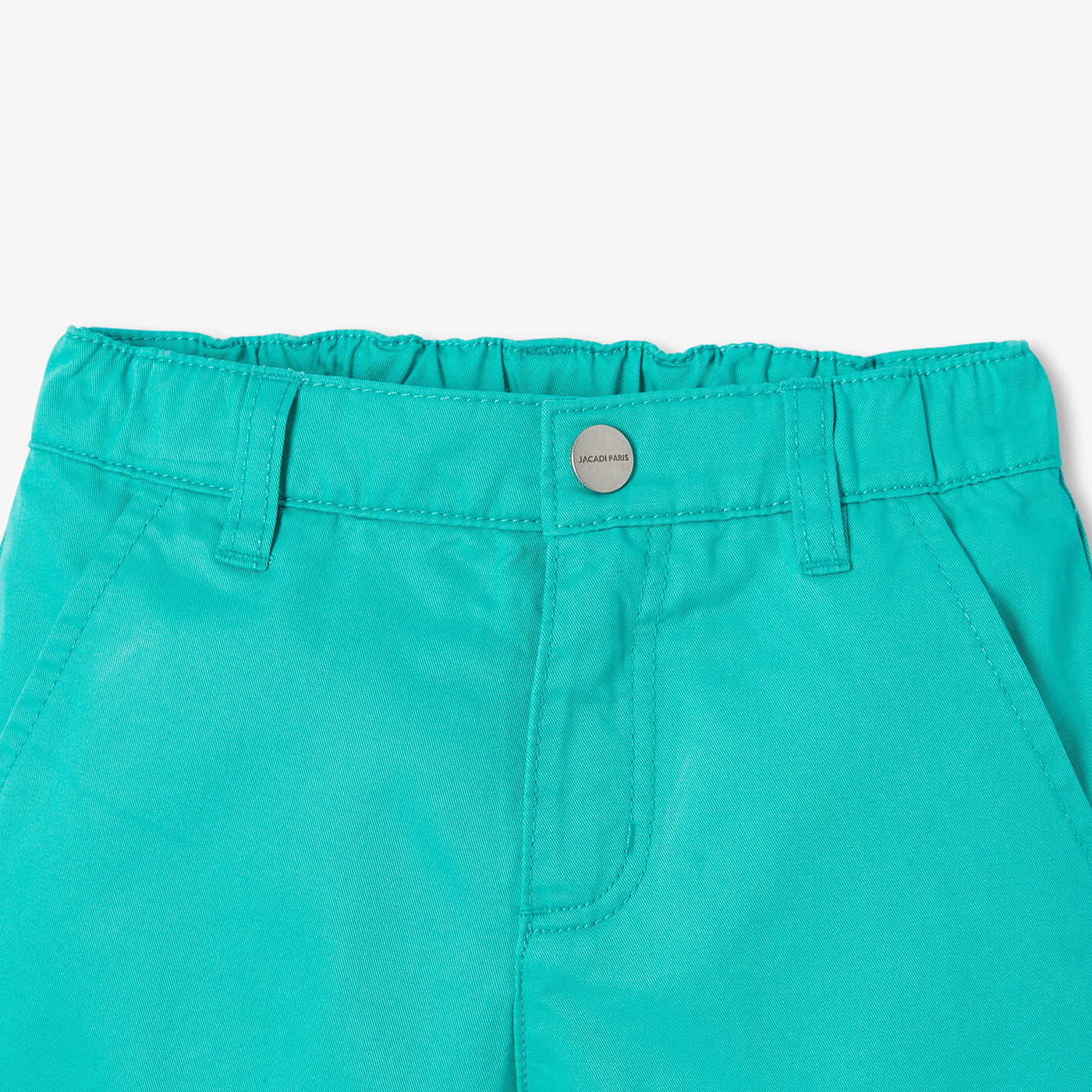 Baby boy gabardine shorts - vert emeraude