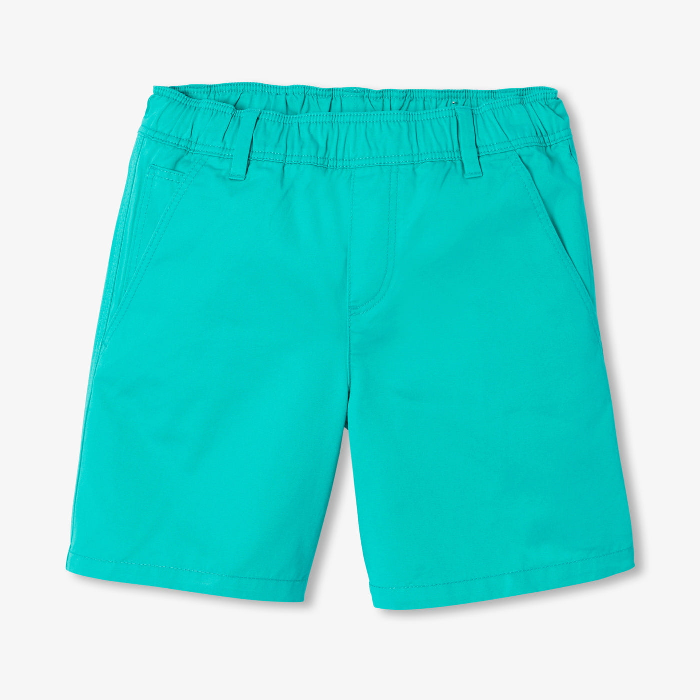 Boy cotton twill Bermuda shorts - vert emeraude