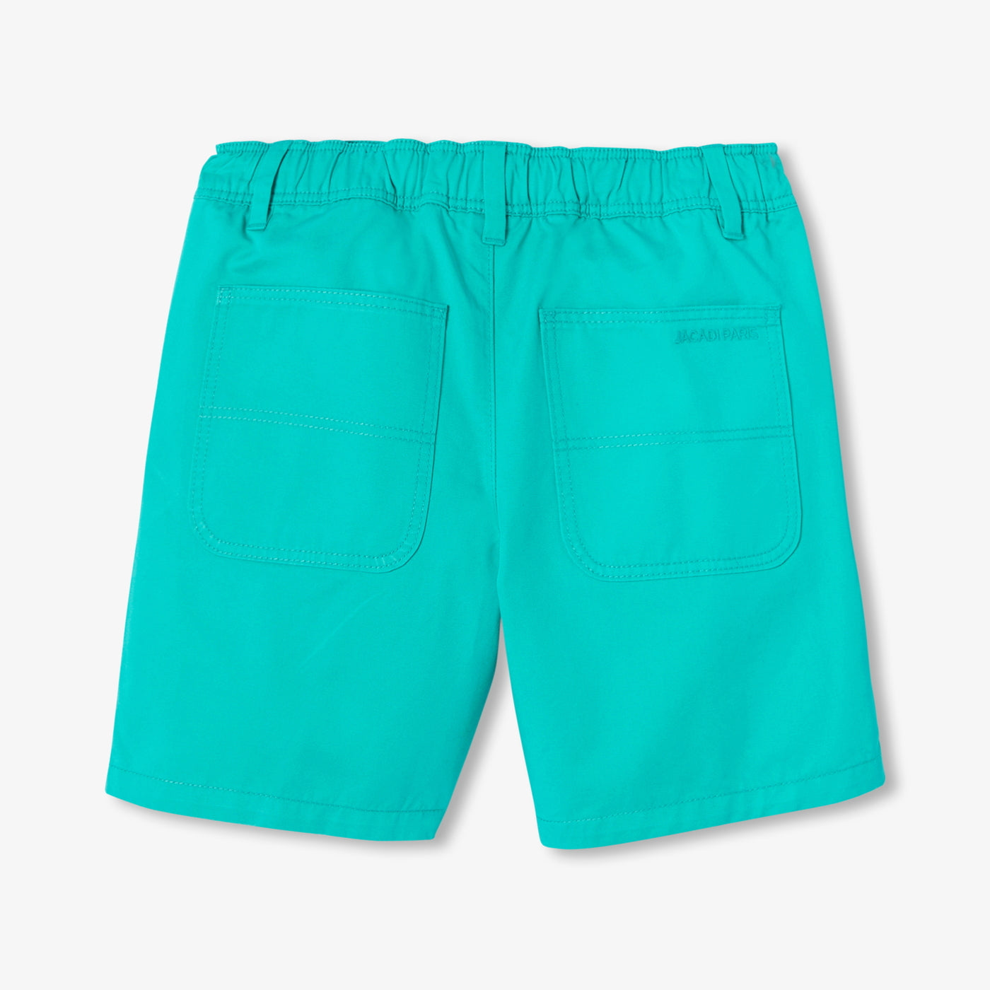 Boy cotton twill Bermuda shorts - vert emeraude
