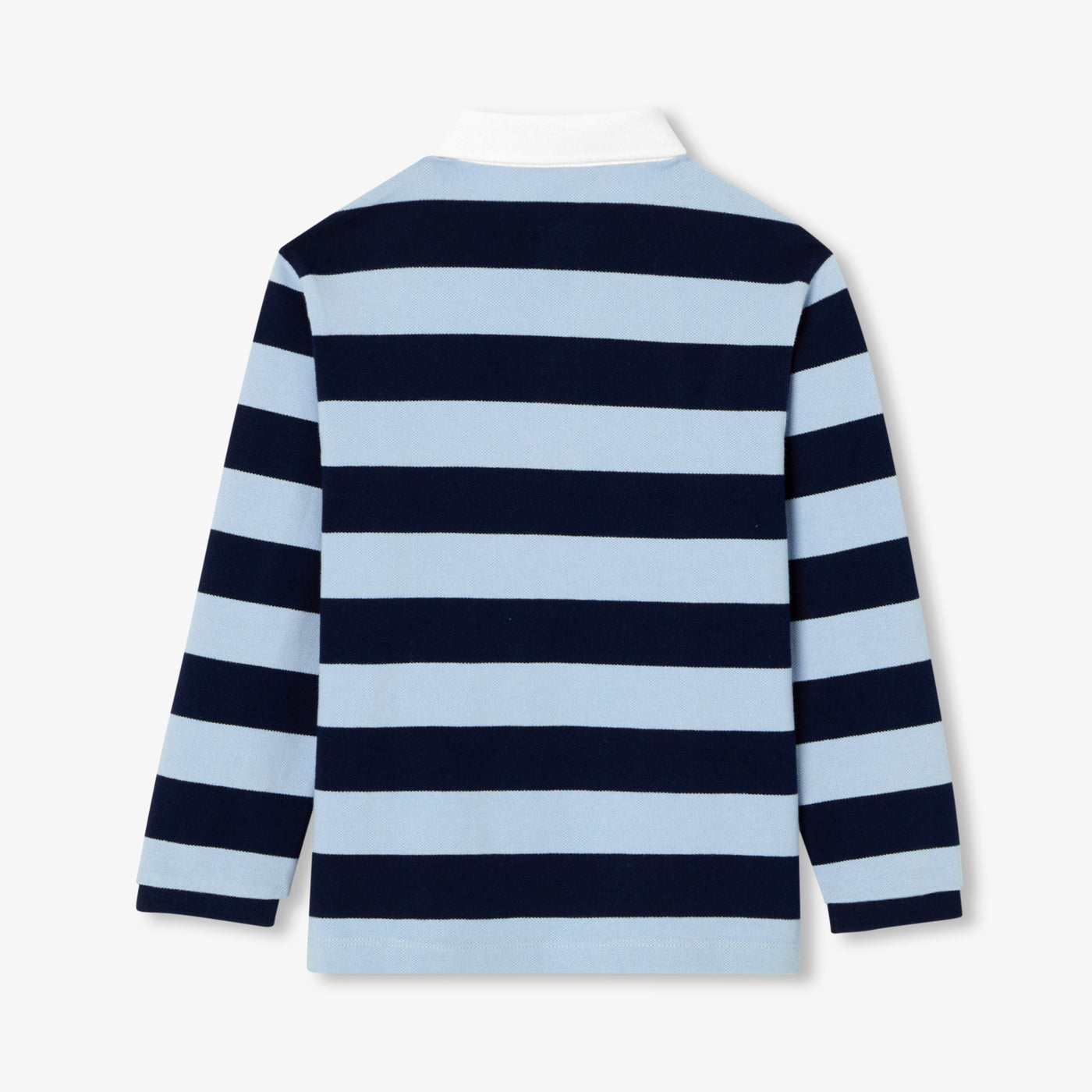 Child cotton piqué rugby polo shirt - bleu/multico