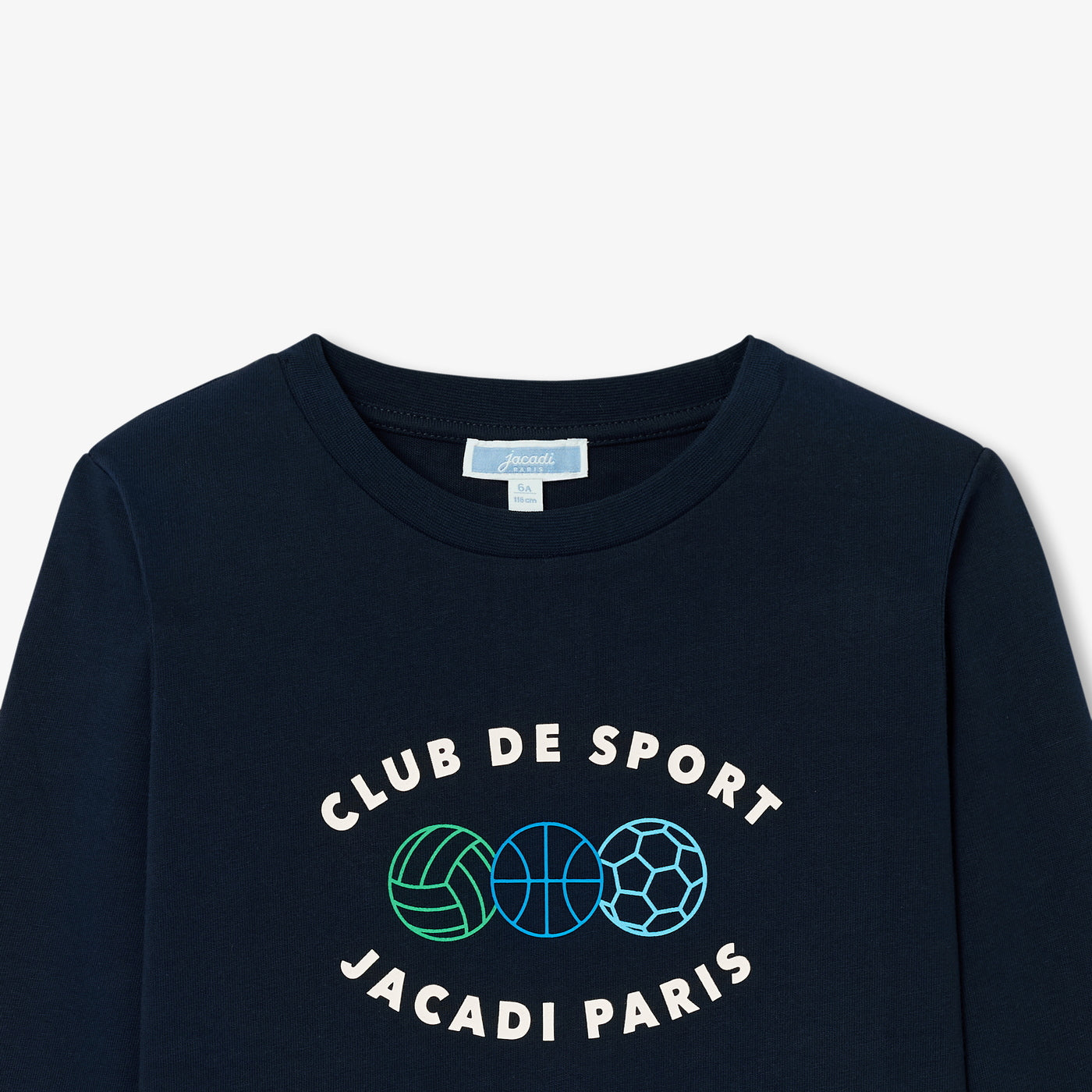 Boy long-sleeved T-shirt - encre