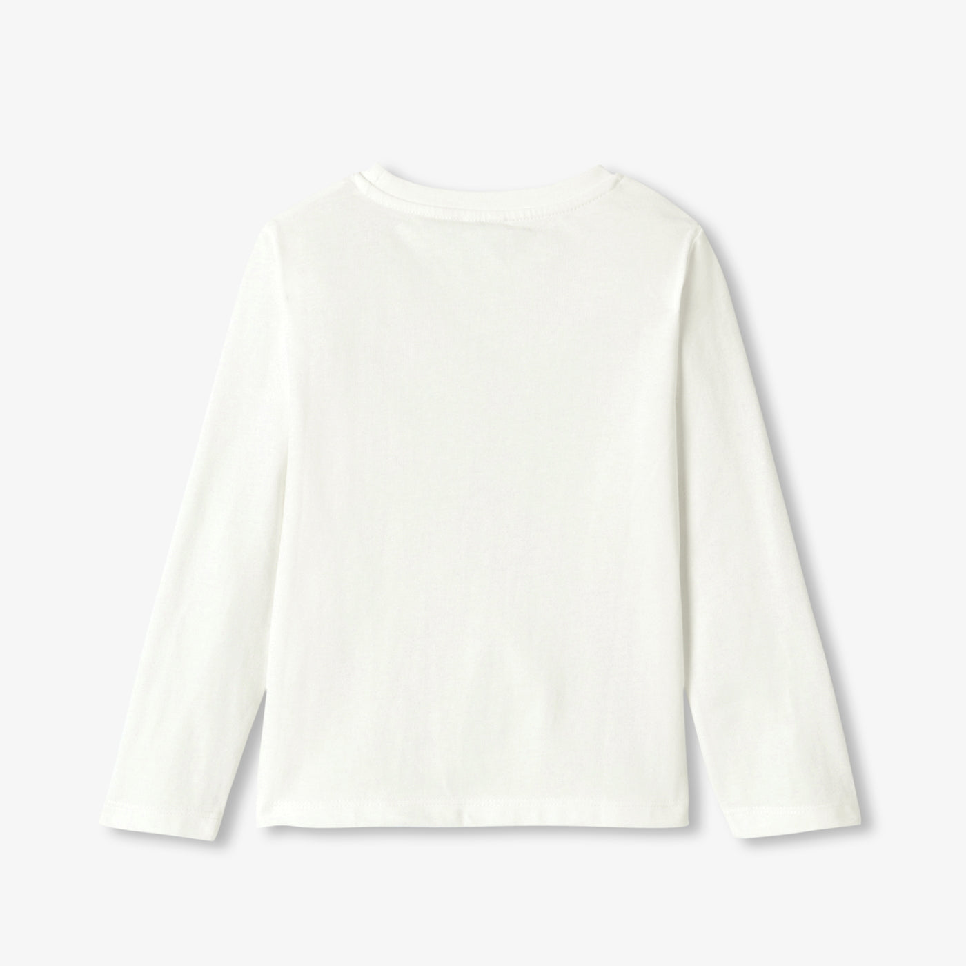 Boy long-sleeved T-shirt - blanc doux jacadi