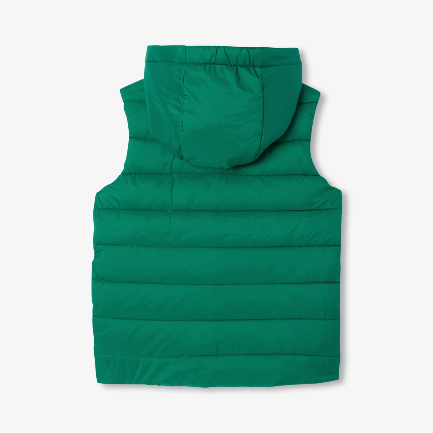 Boy reversible sleeveless paded jacket - marine/vert