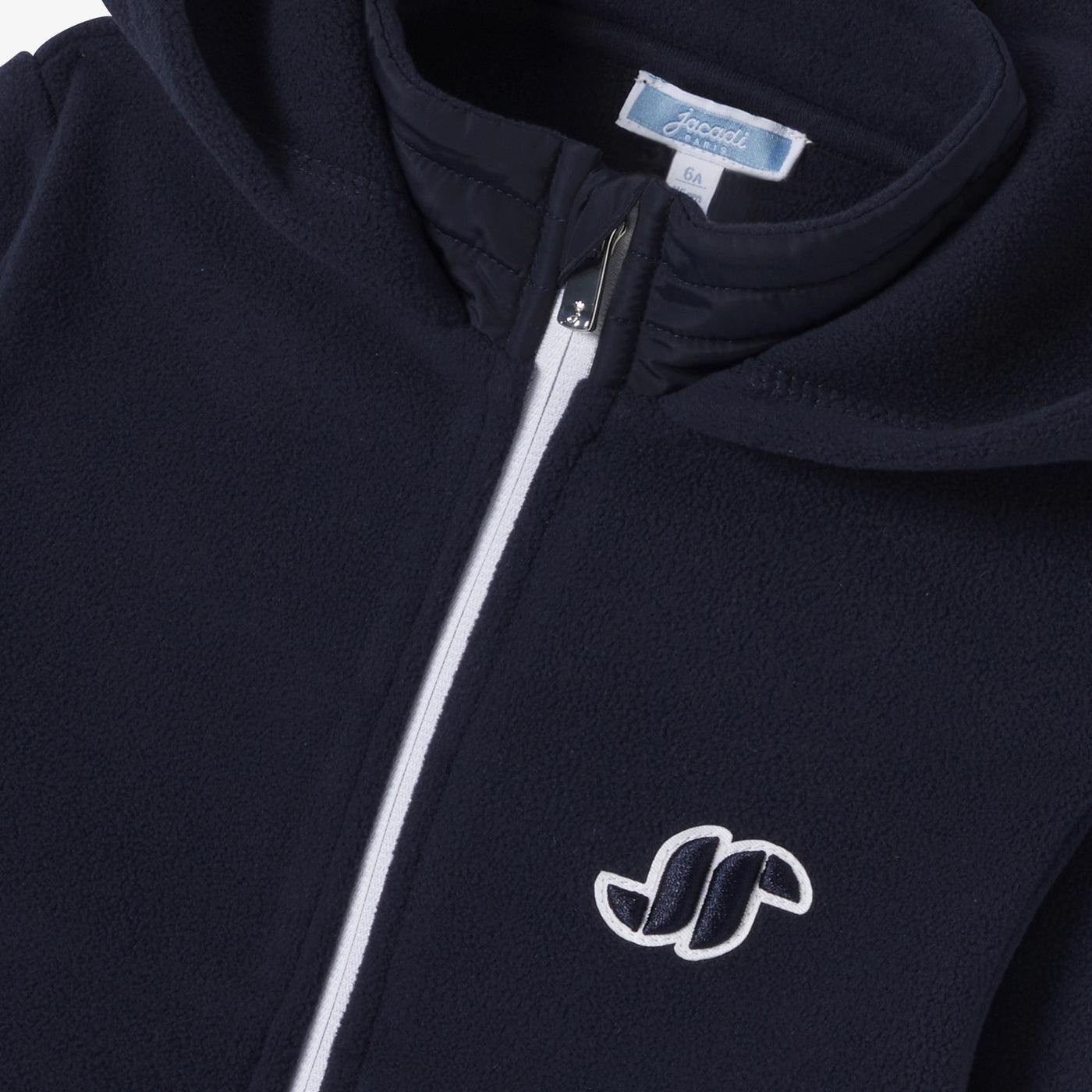 Boy microfleece zip-up sweatshirt - marine jacadi